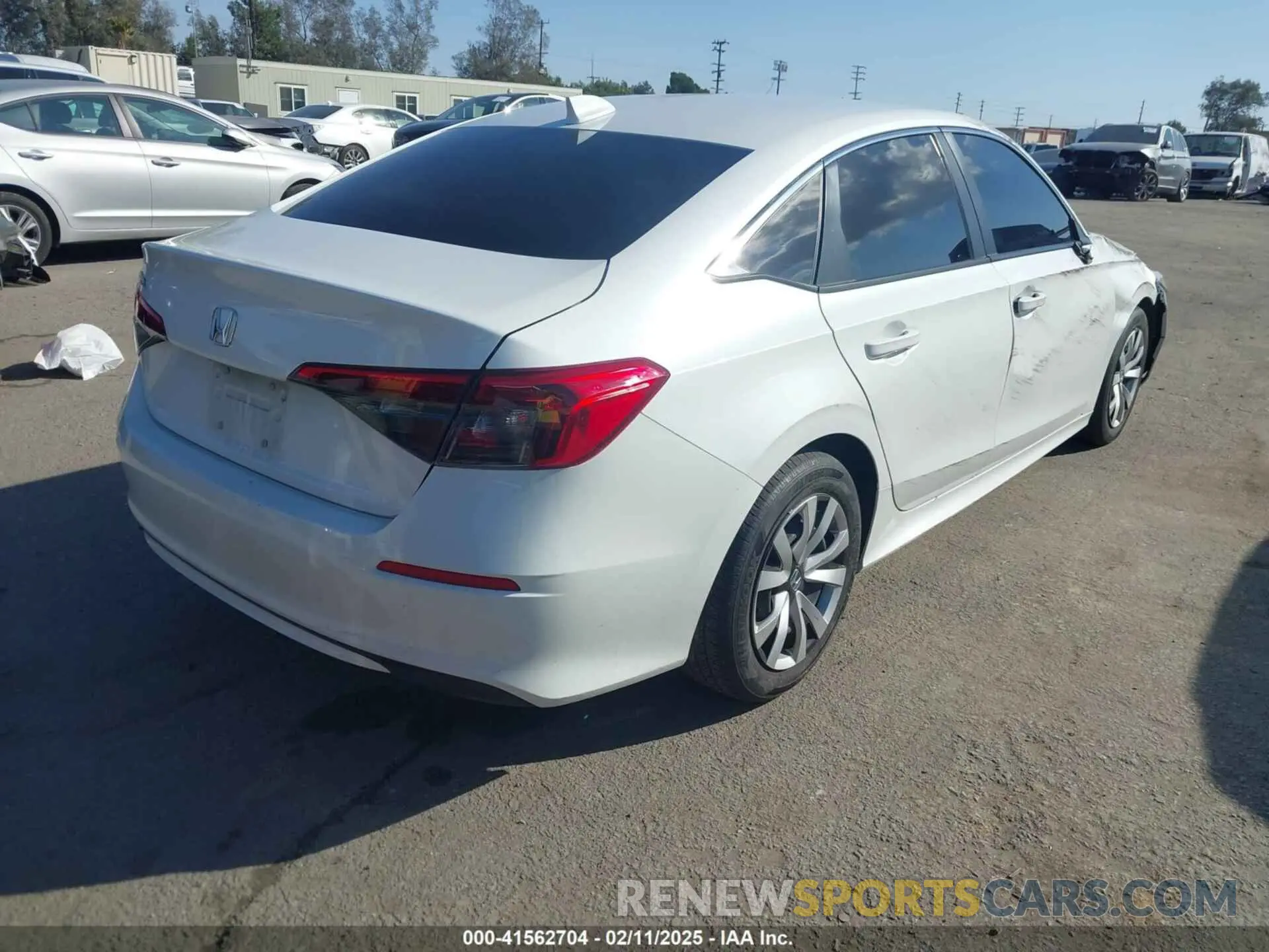 4 fotografías del automóvil dañado 2HGFE2F28NH527272 HONDA CIVIC 2022