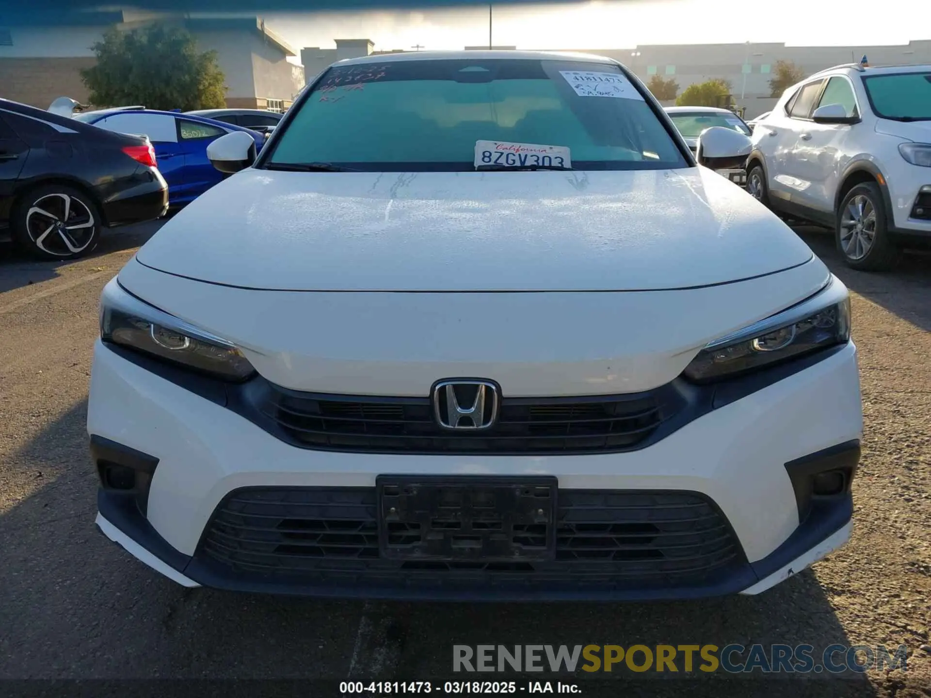 12 fotografías del automóvil dañado 2HGFE2F28NH549174 HONDA CIVIC 2022