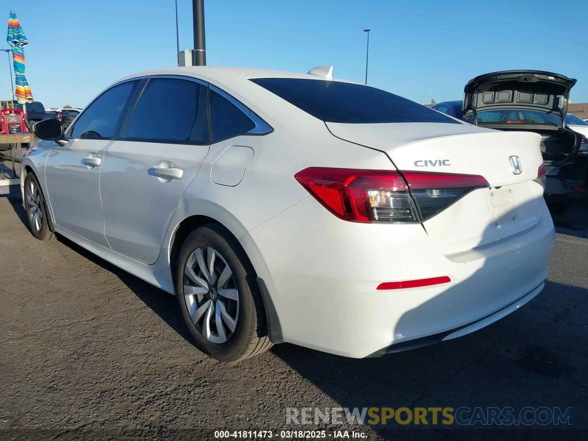 3 fotografías del automóvil dañado 2HGFE2F28NH549174 HONDA CIVIC 2022
