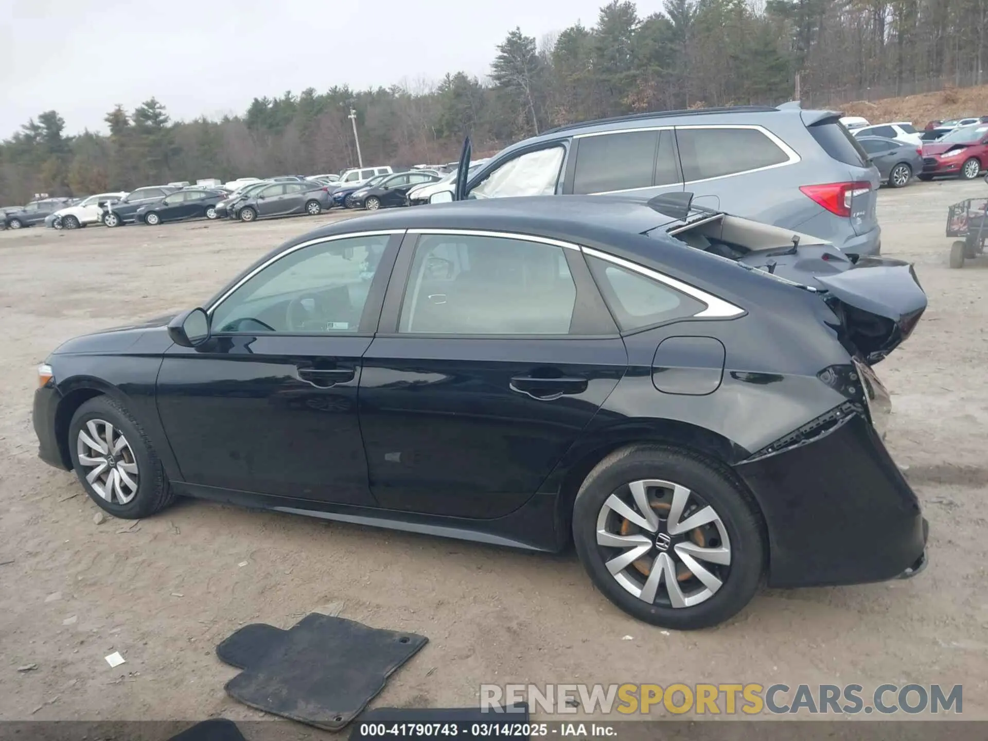 14 fotografías del automóvil dañado 2HGFE2F2XNH573430 HONDA CIVIC 2022