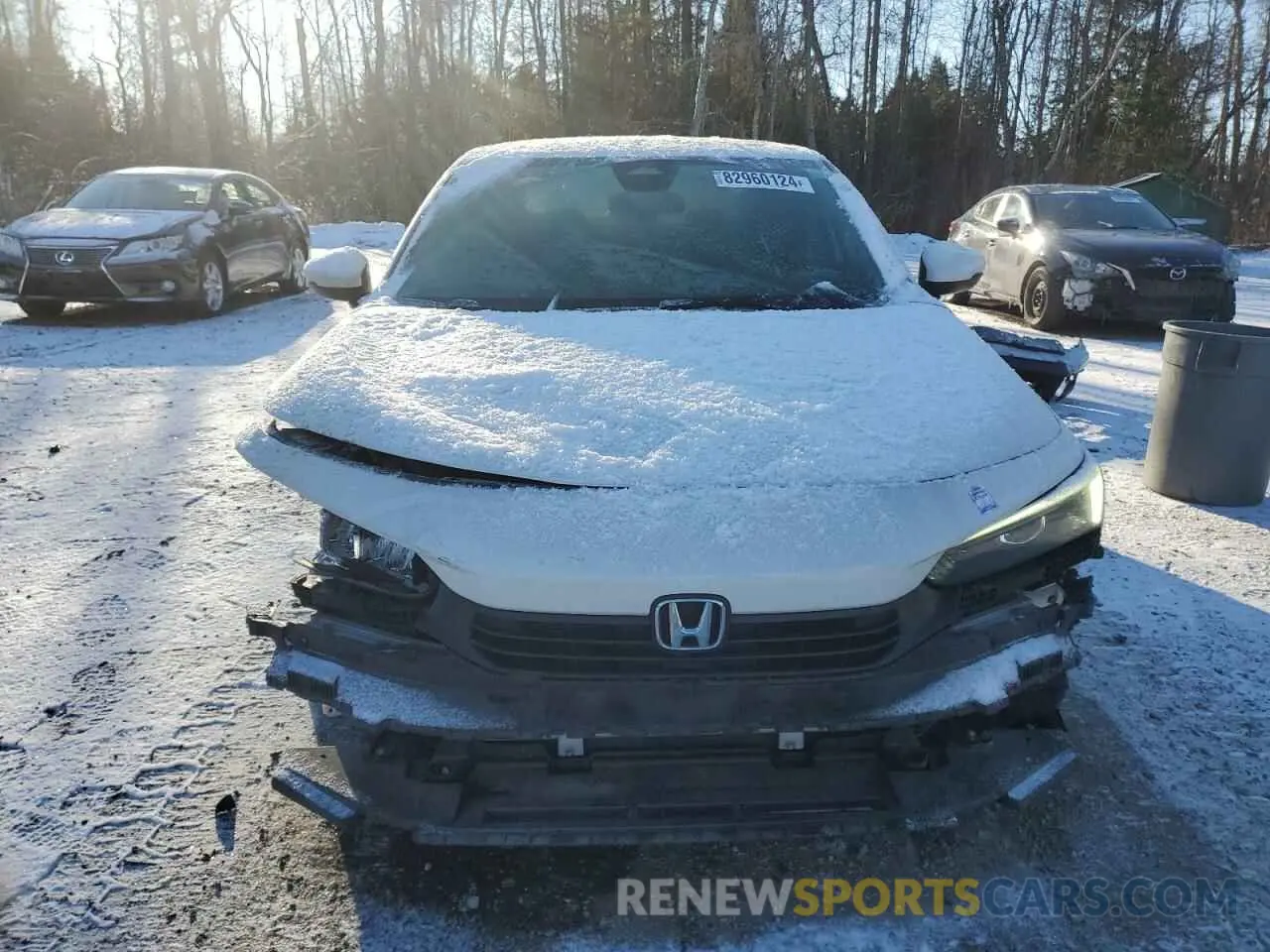5 fotografías del automóvil dañado 2HGFE2F37NH120634 HONDA CIVIC 2022