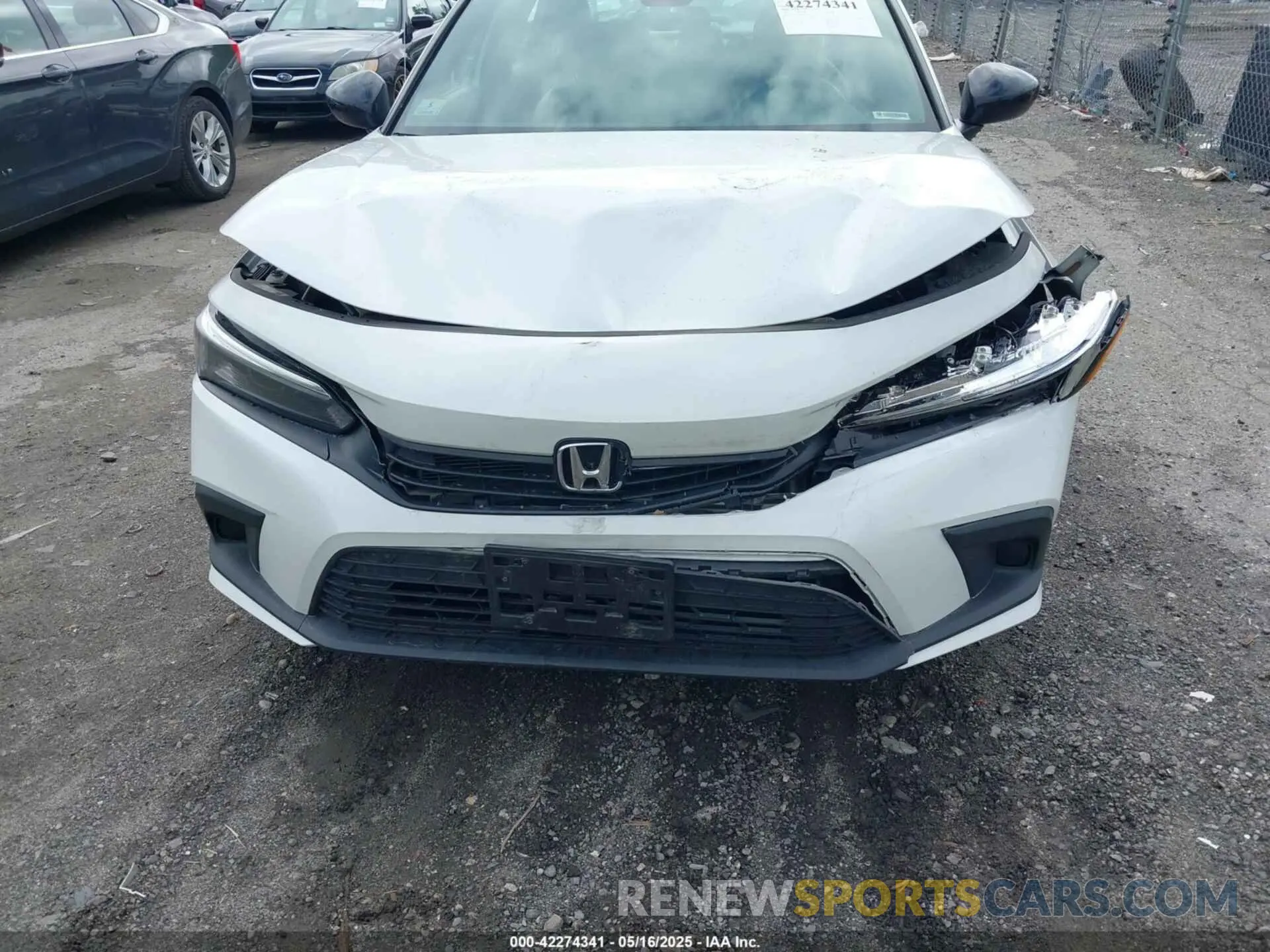 6 fotografías del automóvil dañado 2HGFE2F50NH501677 HONDA CIVIC 2022