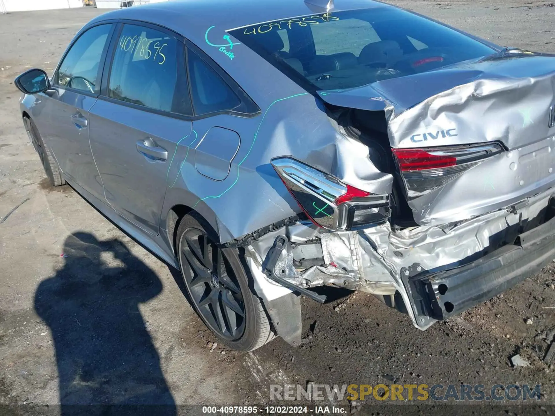 6 fotografías del automóvil dañado 2HGFE2F50NH519726 HONDA CIVIC 2022
