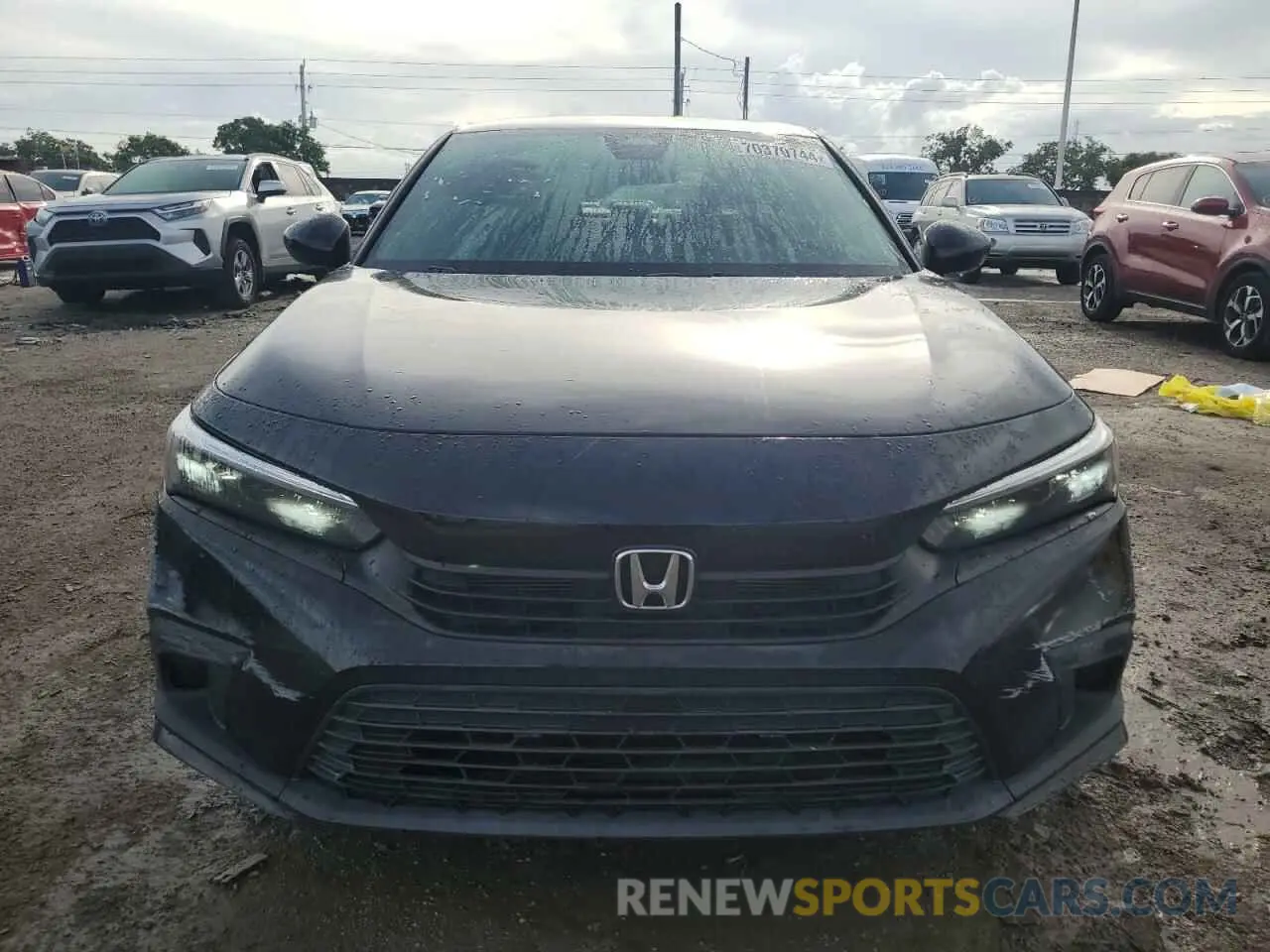 5 fotografías del automóvil dañado 2HGFE2F50NH541614 HONDA CIVIC 2022