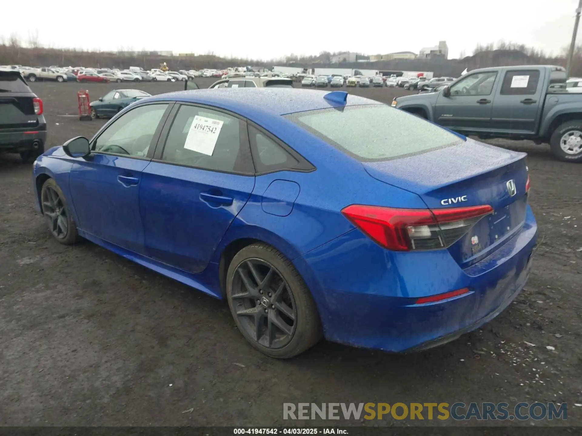 3 fotografías del automóvil dañado 2HGFE2F50NH542634 HONDA CIVIC 2022