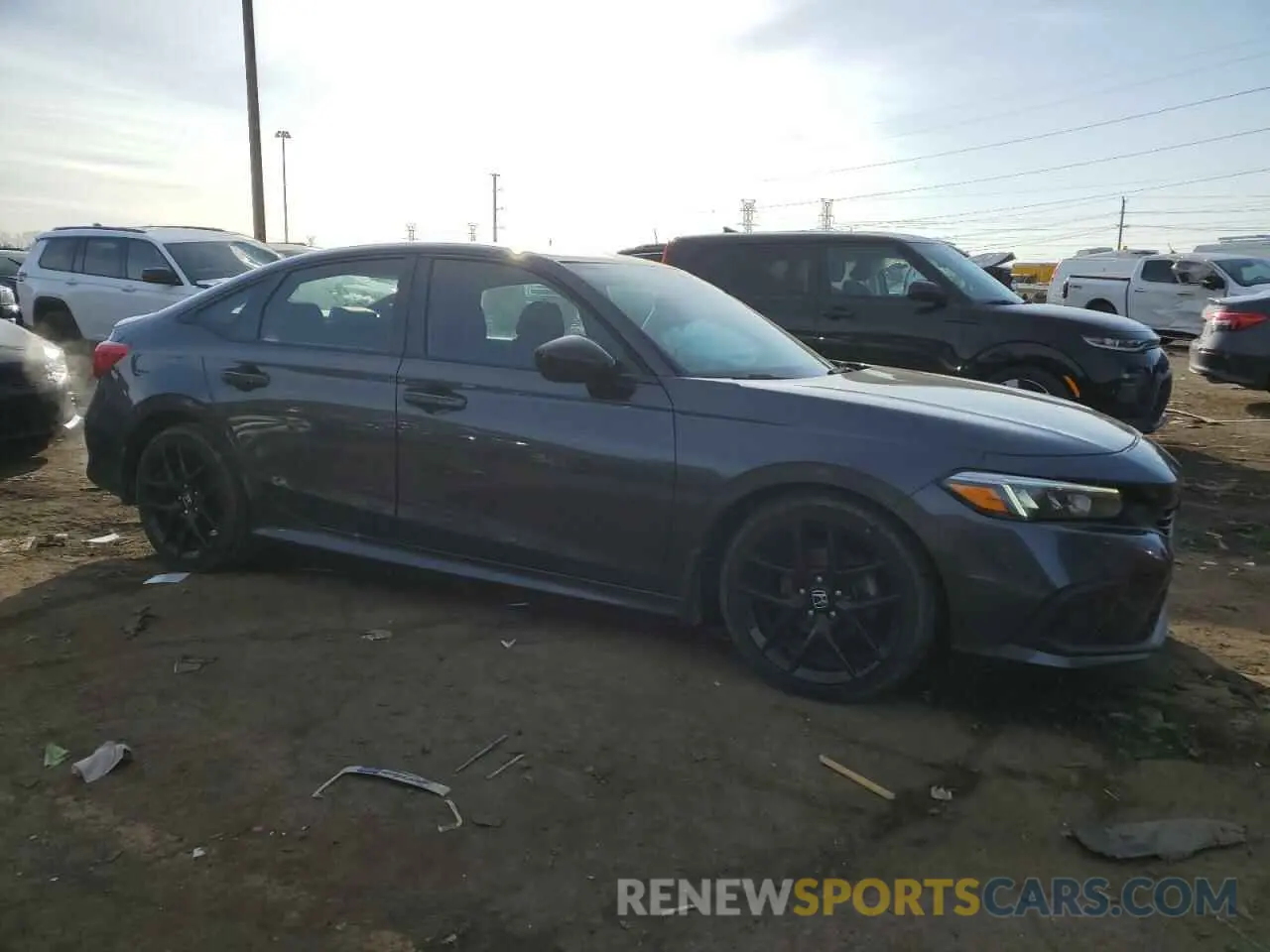 4 fotografías del automóvil dañado 2HGFE2F50NH543220 HONDA CIVIC 2022