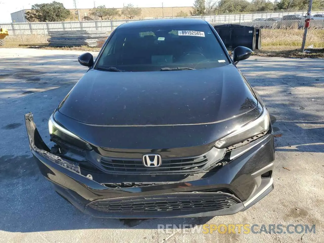 5 fotografías del automóvil dañado 2HGFE2F50NH547218 HONDA CIVIC 2022