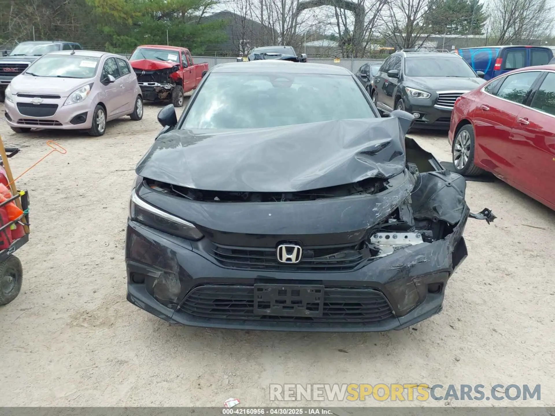 12 fotografías del automóvil dañado 2HGFE2F50NH565136 HONDA CIVIC 2022