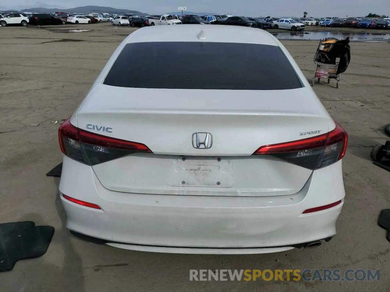 6 fotografías del automóvil dañado 2HGFE2F50NH571924 HONDA CIVIC 2022