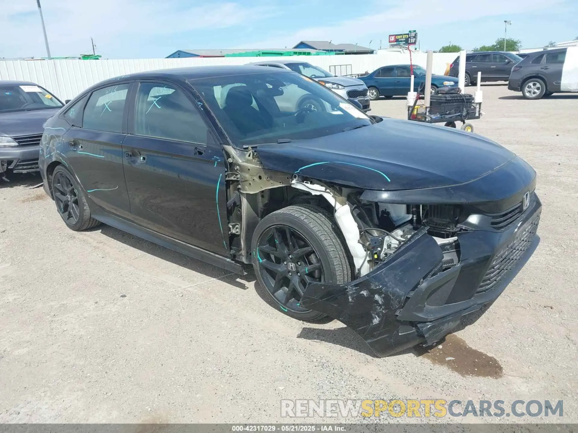 1 fotografías del automóvil dañado 2HGFE2F50NH587363 HONDA CIVIC 2022