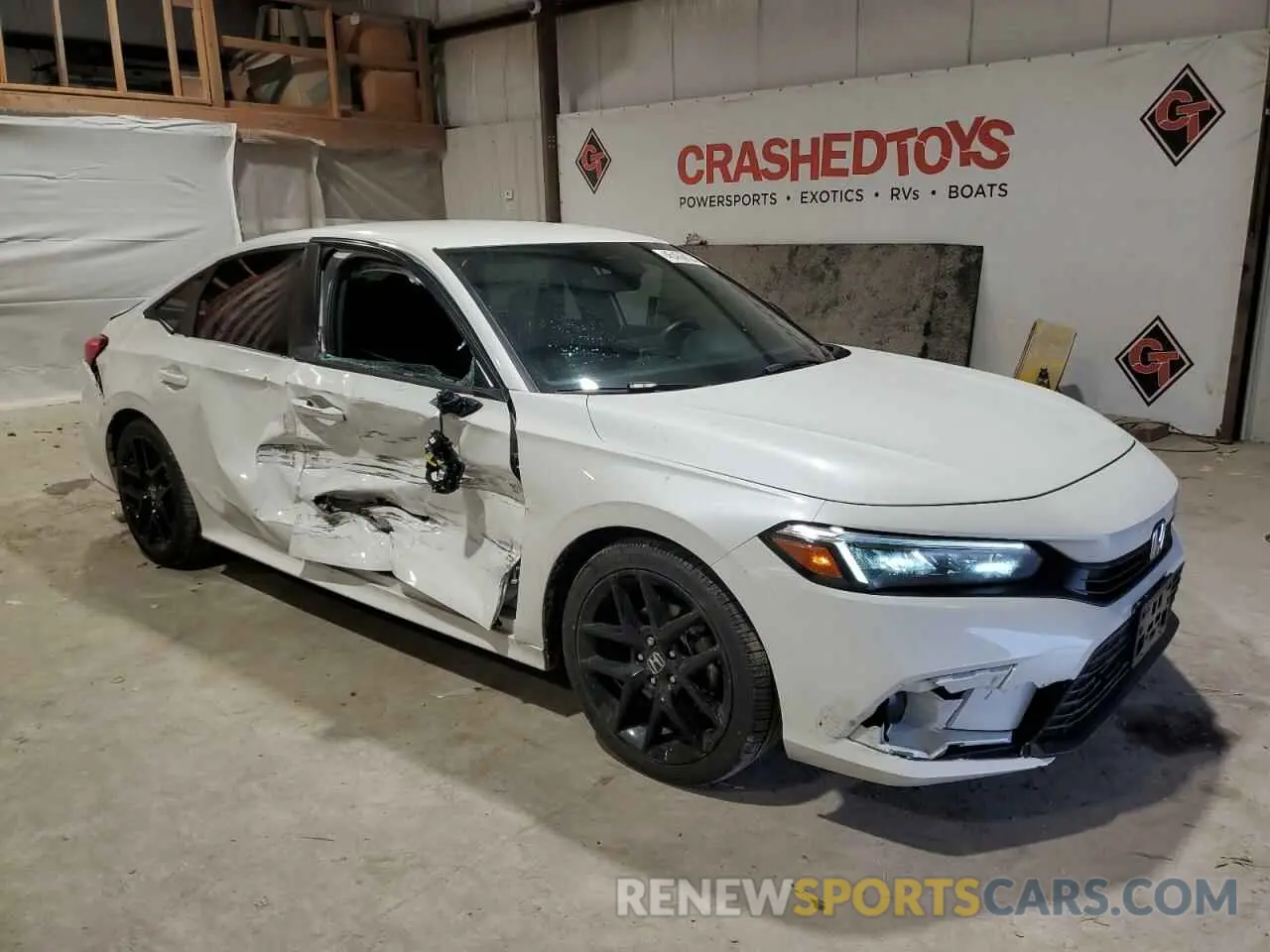 4 fotografías del automóvil dañado 2HGFE2F50NH587833 HONDA CIVIC 2022