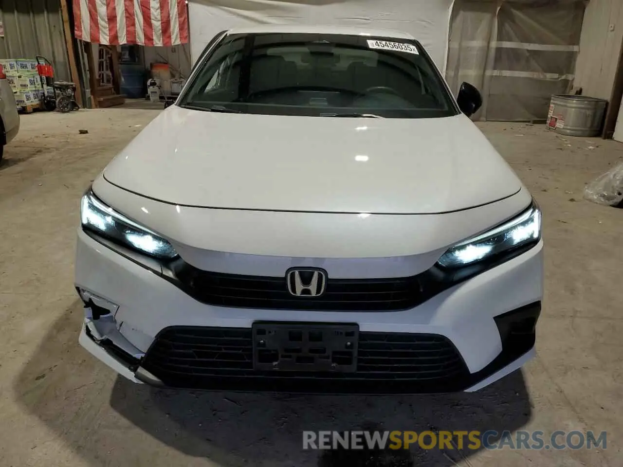 5 fotografías del automóvil dañado 2HGFE2F50NH587833 HONDA CIVIC 2022