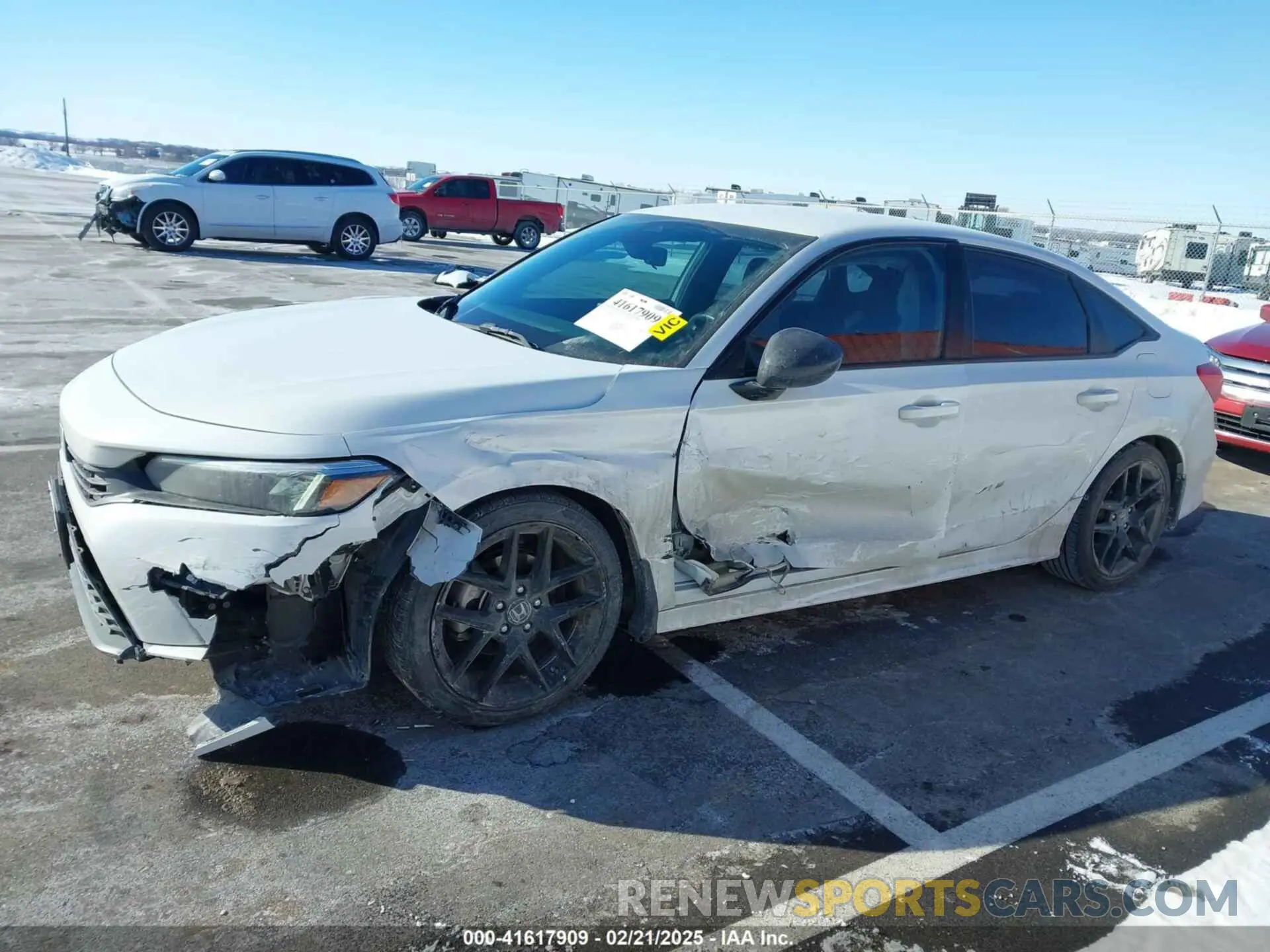 14 fotografías del automóvil dañado 2HGFE2F50NH588352 HONDA CIVIC 2022