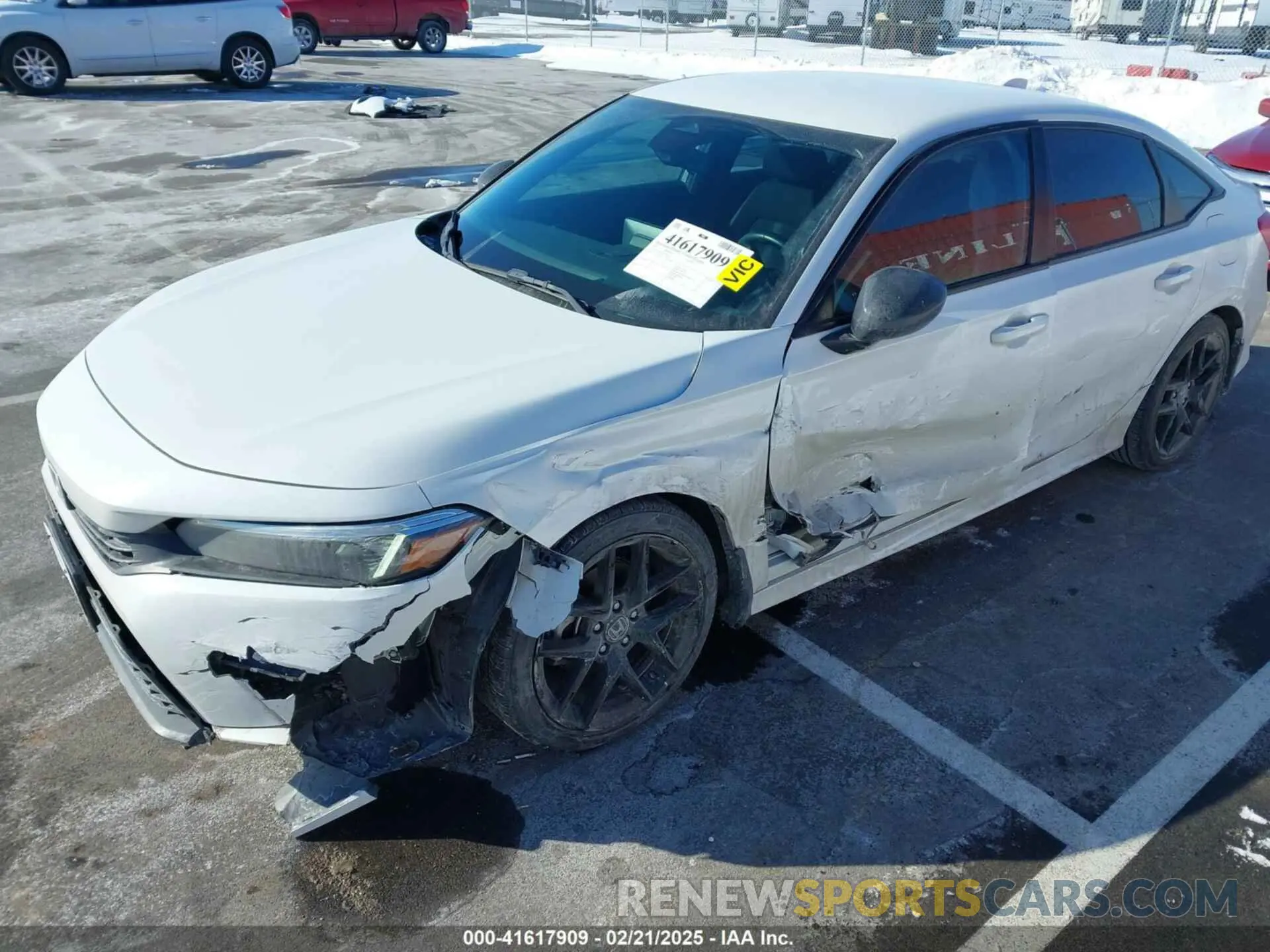 6 fotografías del automóvil dañado 2HGFE2F50NH588352 HONDA CIVIC 2022
