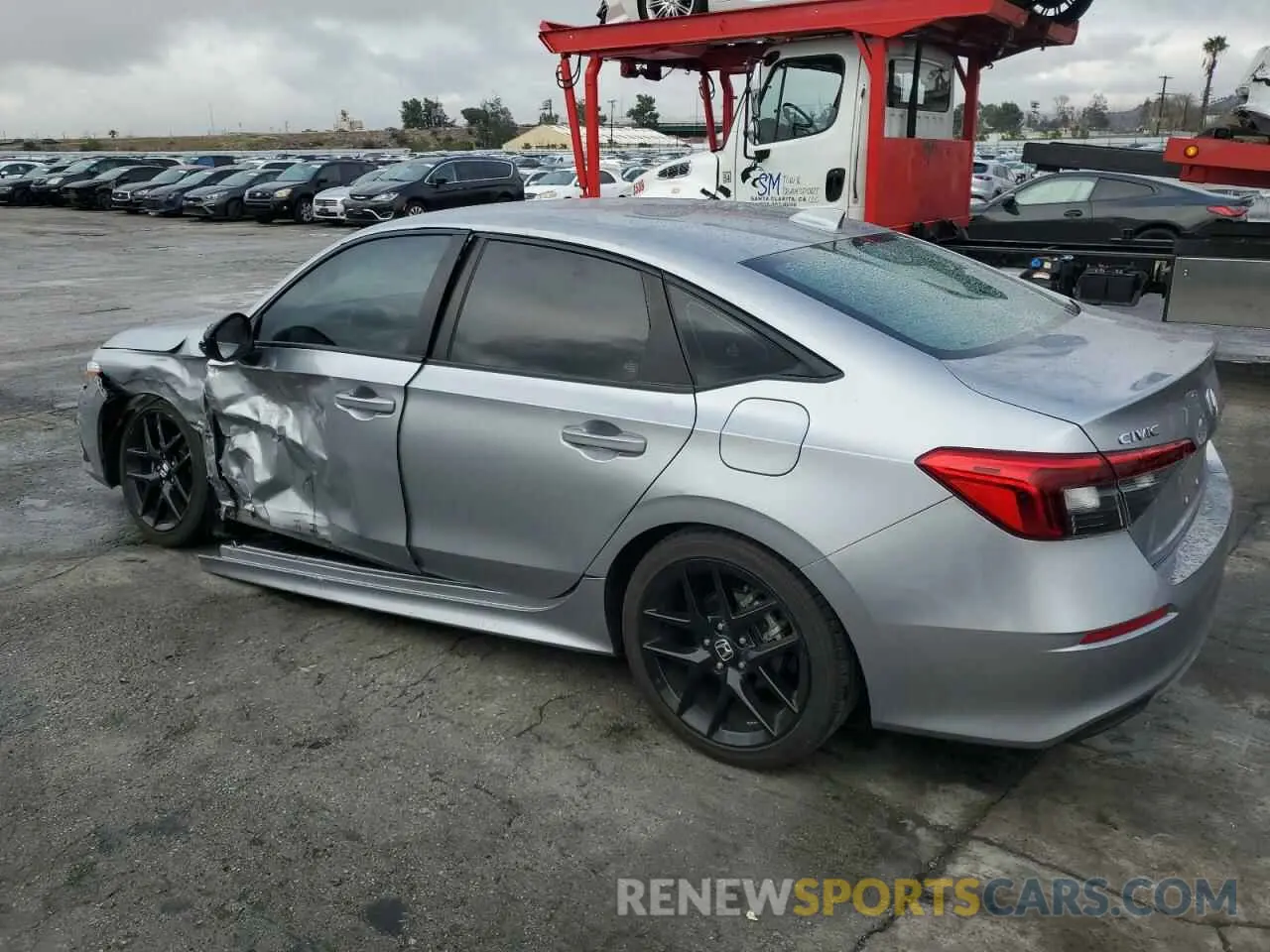 2 fotografías del automóvil dañado 2HGFE2F50NH591655 HONDA CIVIC 2022