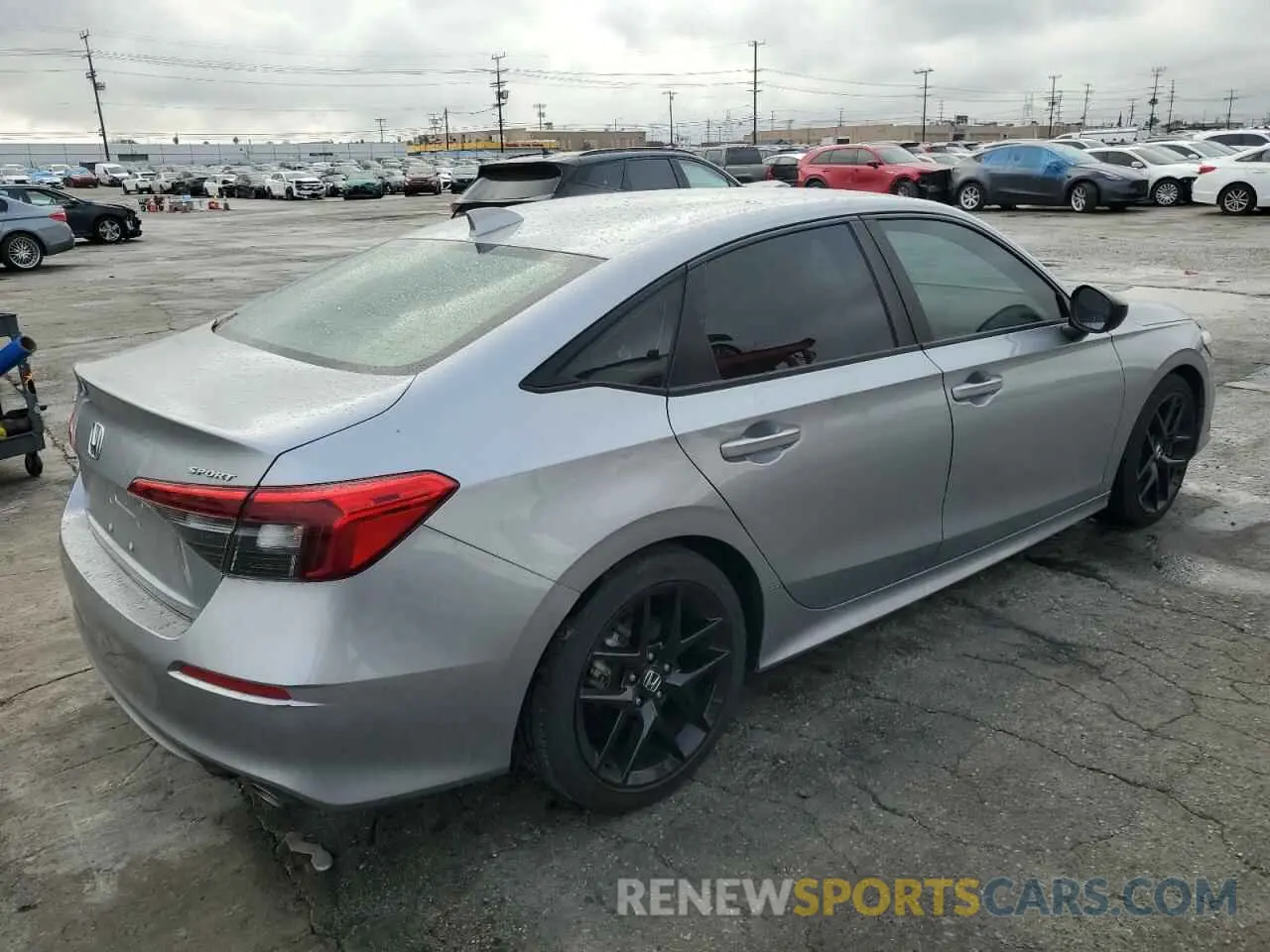 3 fotografías del automóvil dañado 2HGFE2F50NH591655 HONDA CIVIC 2022