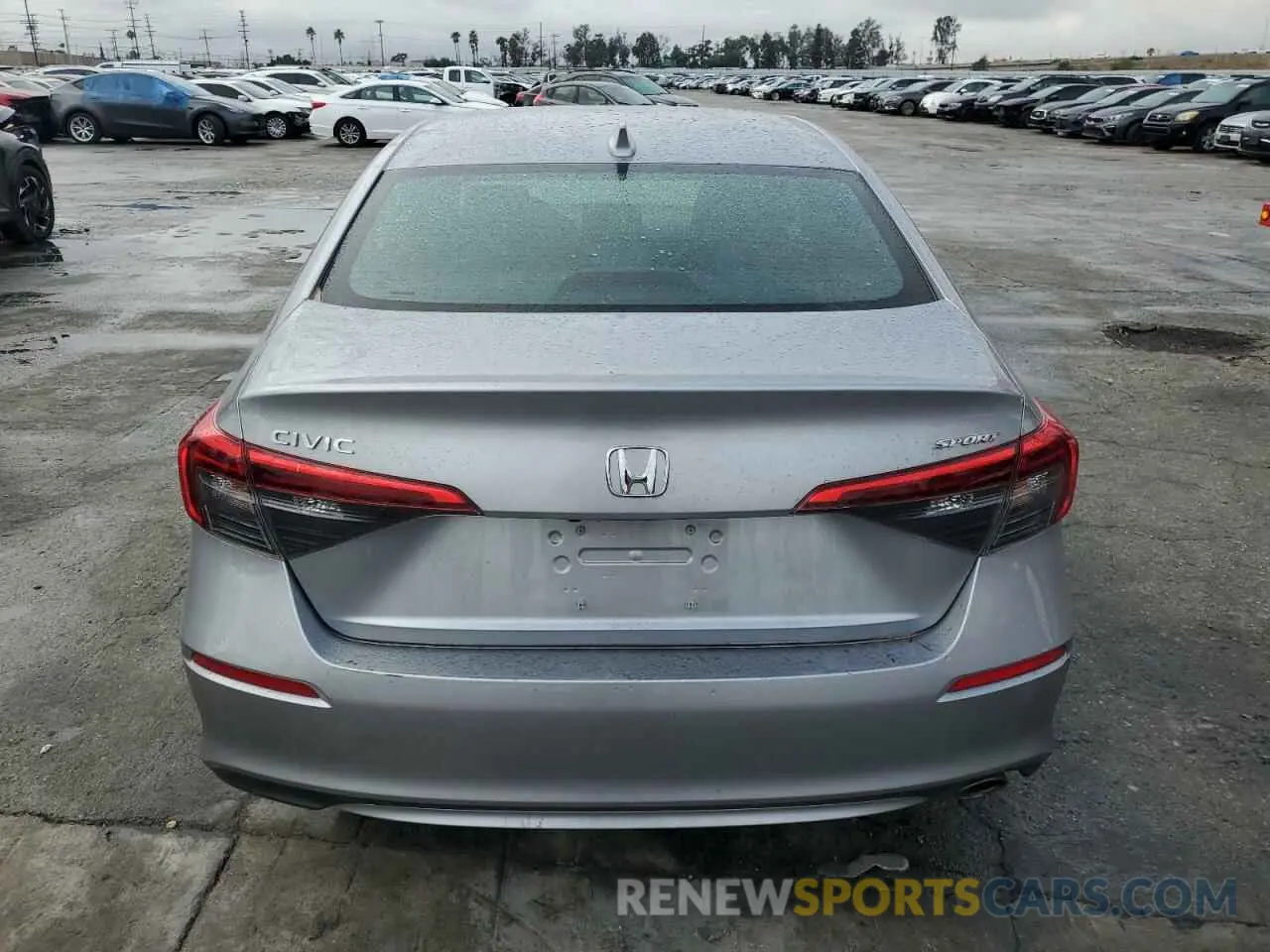 6 fotografías del automóvil dañado 2HGFE2F50NH591655 HONDA CIVIC 2022