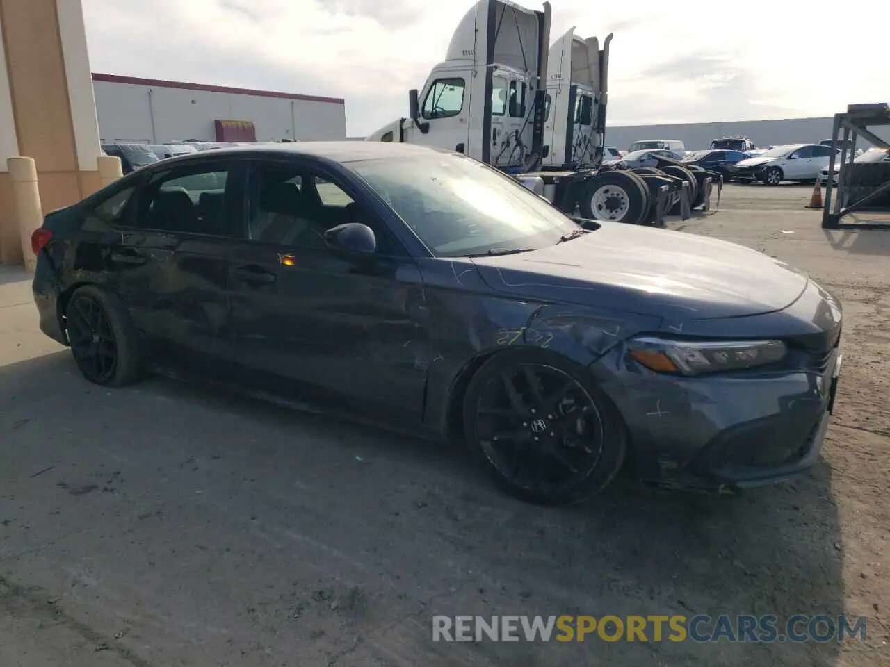 4 fotografías del automóvil dañado 2HGFE2F50NH596354 HONDA CIVIC 2022