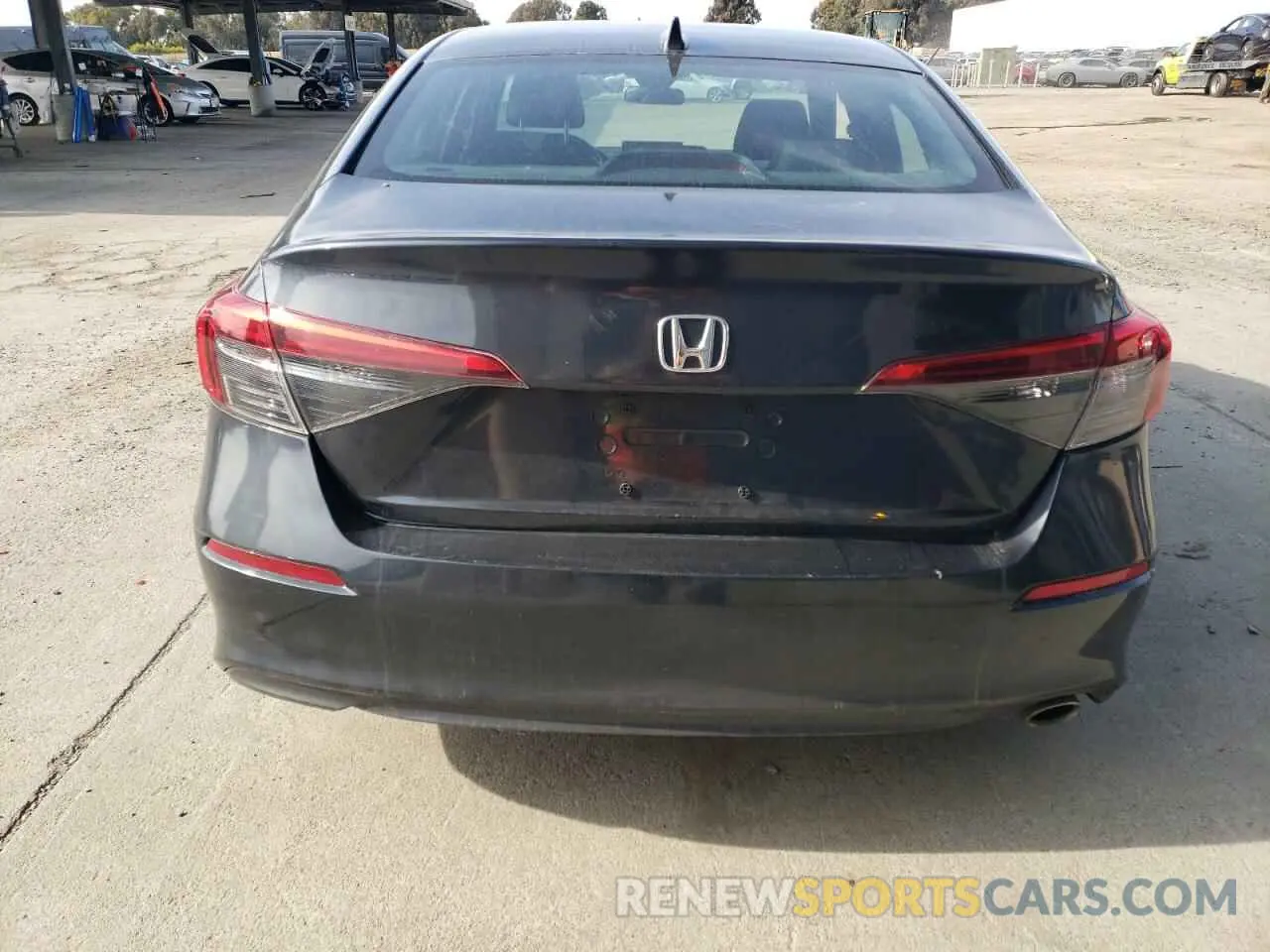 6 fotografías del automóvil dañado 2HGFE2F50NH596354 HONDA CIVIC 2022