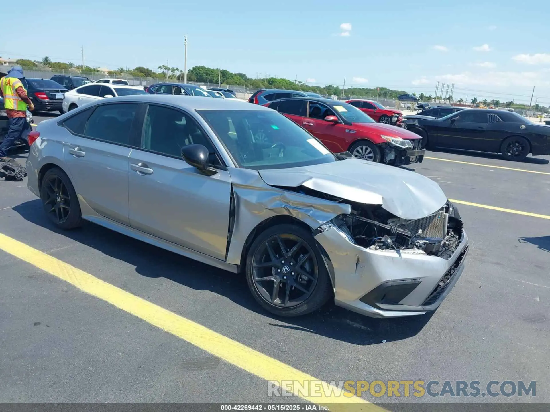 1 fotografías del automóvil dañado 2HGFE2F50NH597620 HONDA CIVIC 2022