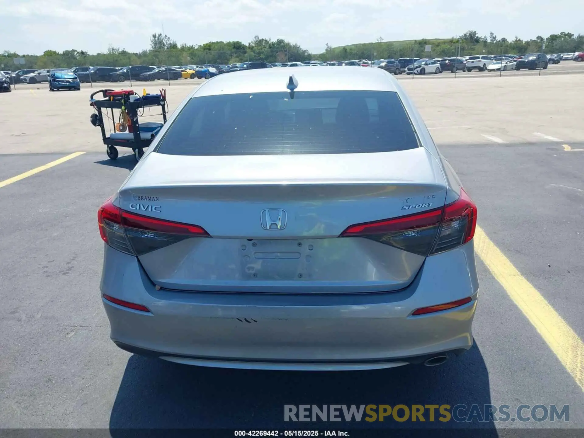 17 fotografías del automóvil dañado 2HGFE2F50NH597620 HONDA CIVIC 2022