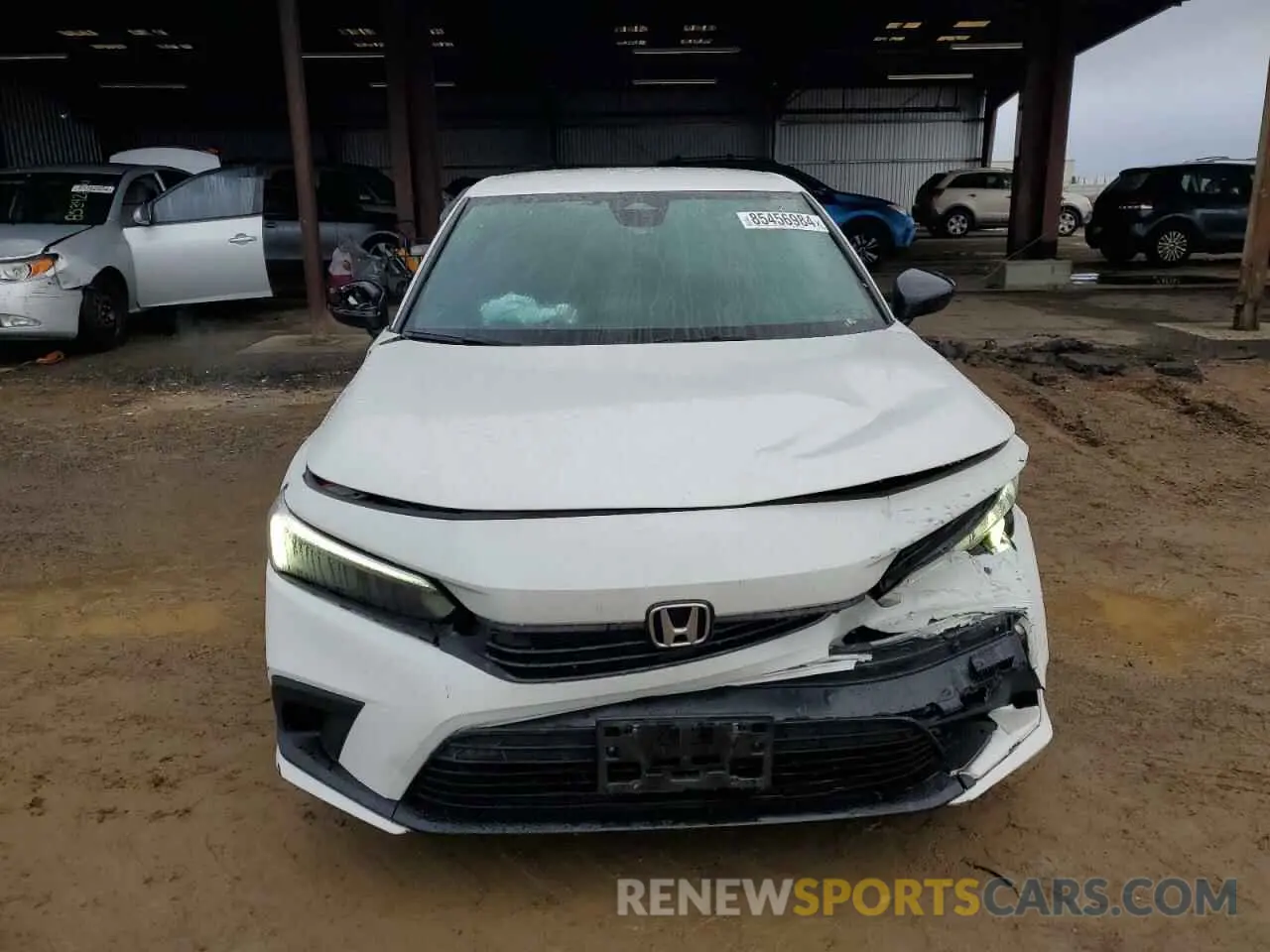 5 fotografías del automóvil dañado 2HGFE2F50NH603562 HONDA CIVIC 2022