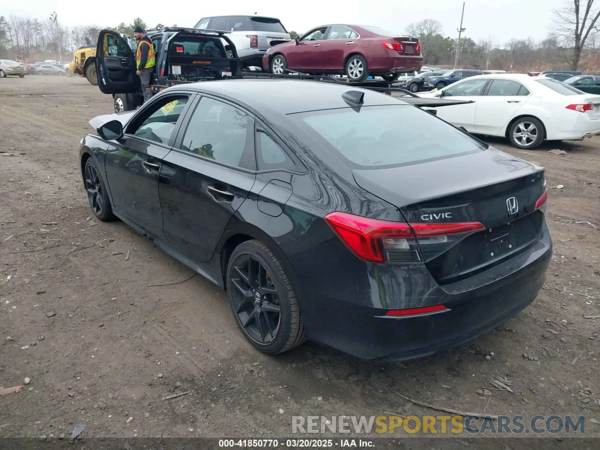 3 fotografías del automóvil dañado 2HGFE2F51NH505799 HONDA CIVIC 2022
