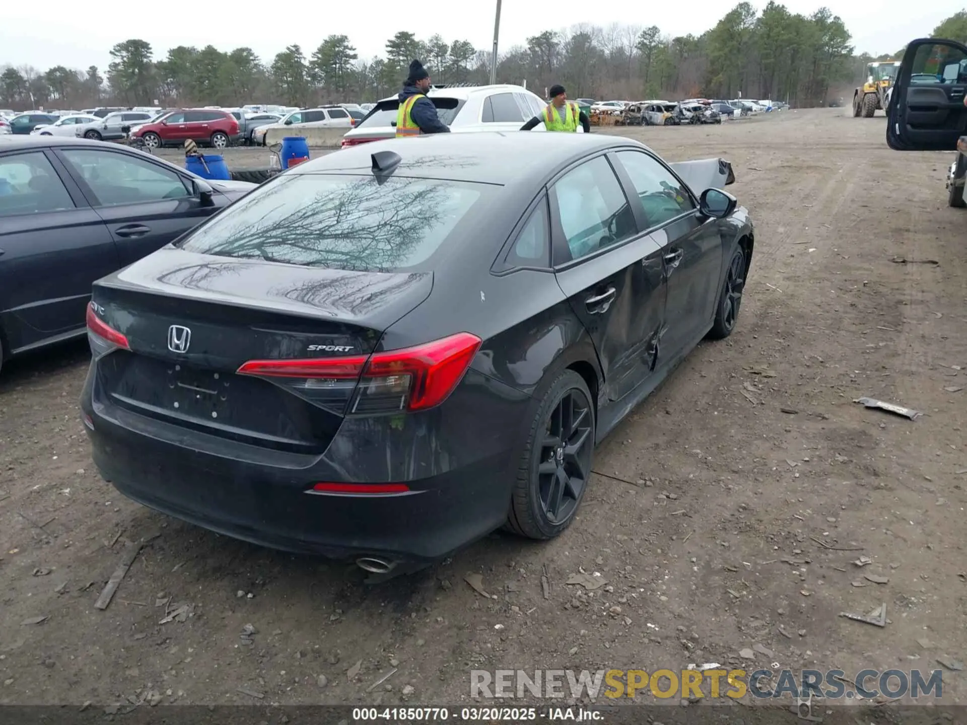 4 fotografías del automóvil dañado 2HGFE2F51NH505799 HONDA CIVIC 2022