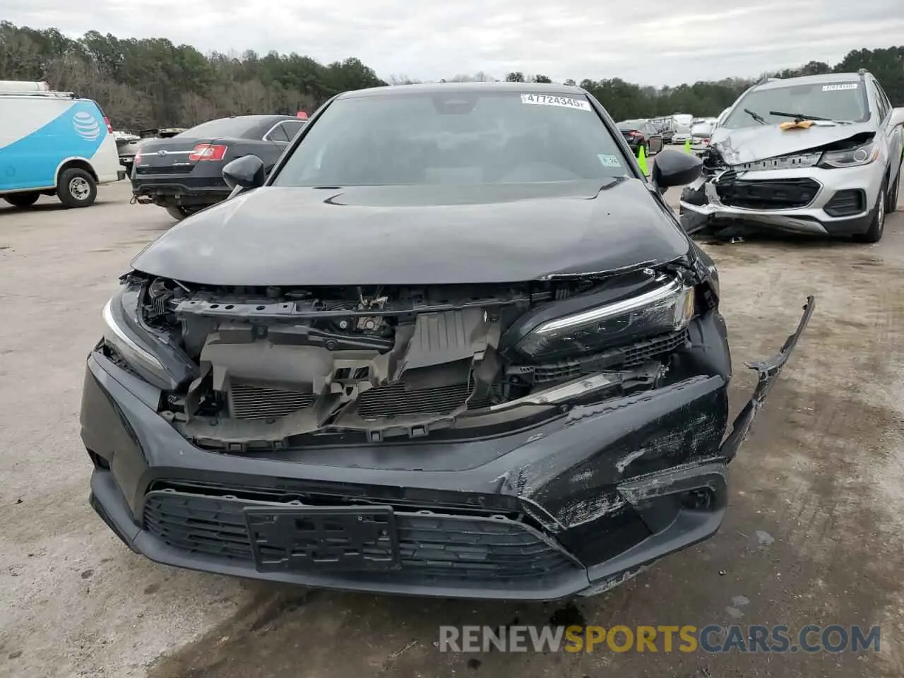 5 fotografías del automóvil dañado 2HGFE2F51NH518889 HONDA CIVIC 2022