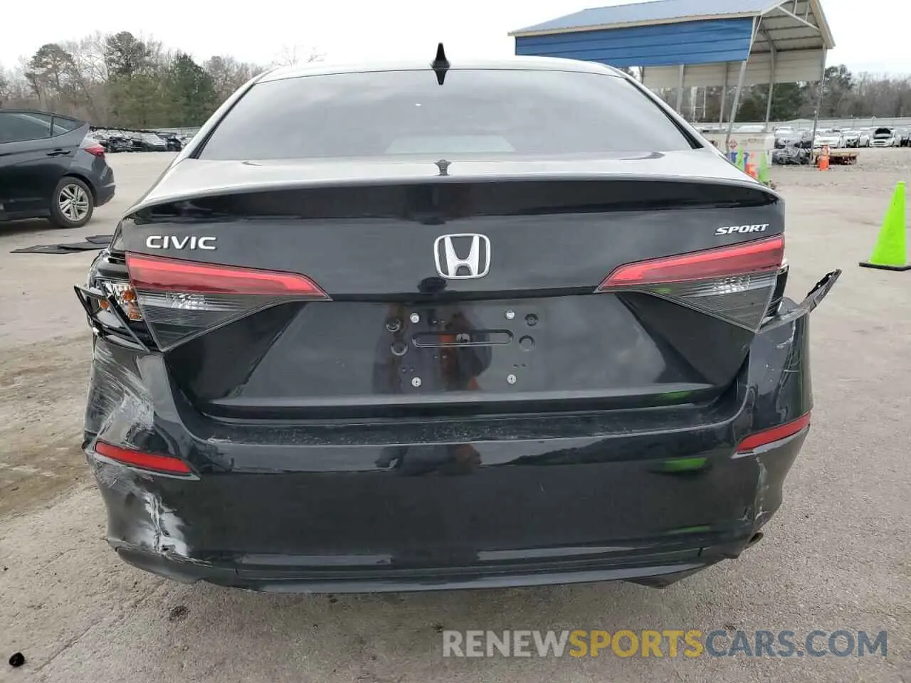 6 fotografías del automóvil dañado 2HGFE2F51NH518889 HONDA CIVIC 2022