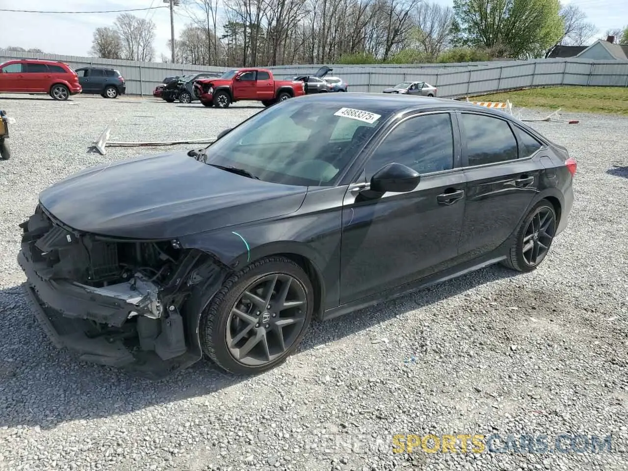 1 fotografías del automóvil dañado 2HGFE2F51NH524658 HONDA CIVIC 2022