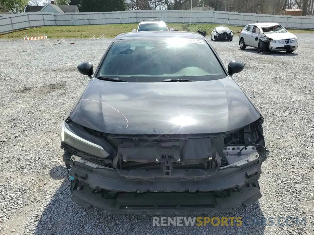 5 fotografías del automóvil dañado 2HGFE2F51NH524658 HONDA CIVIC 2022