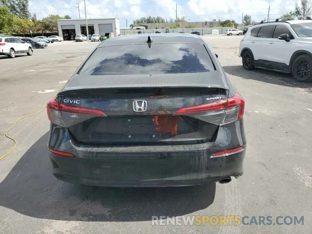 6 fotografías del automóvil dañado 2HGFE2F51NH547227 HONDA CIVIC 2022