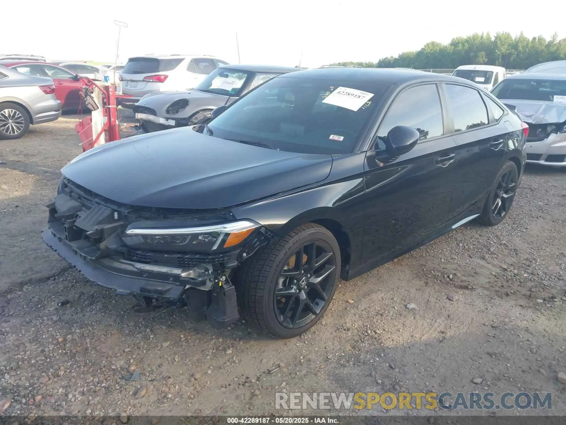 2 fotografías del automóvil dañado 2HGFE2F51NH570426 HONDA CIVIC 2022
