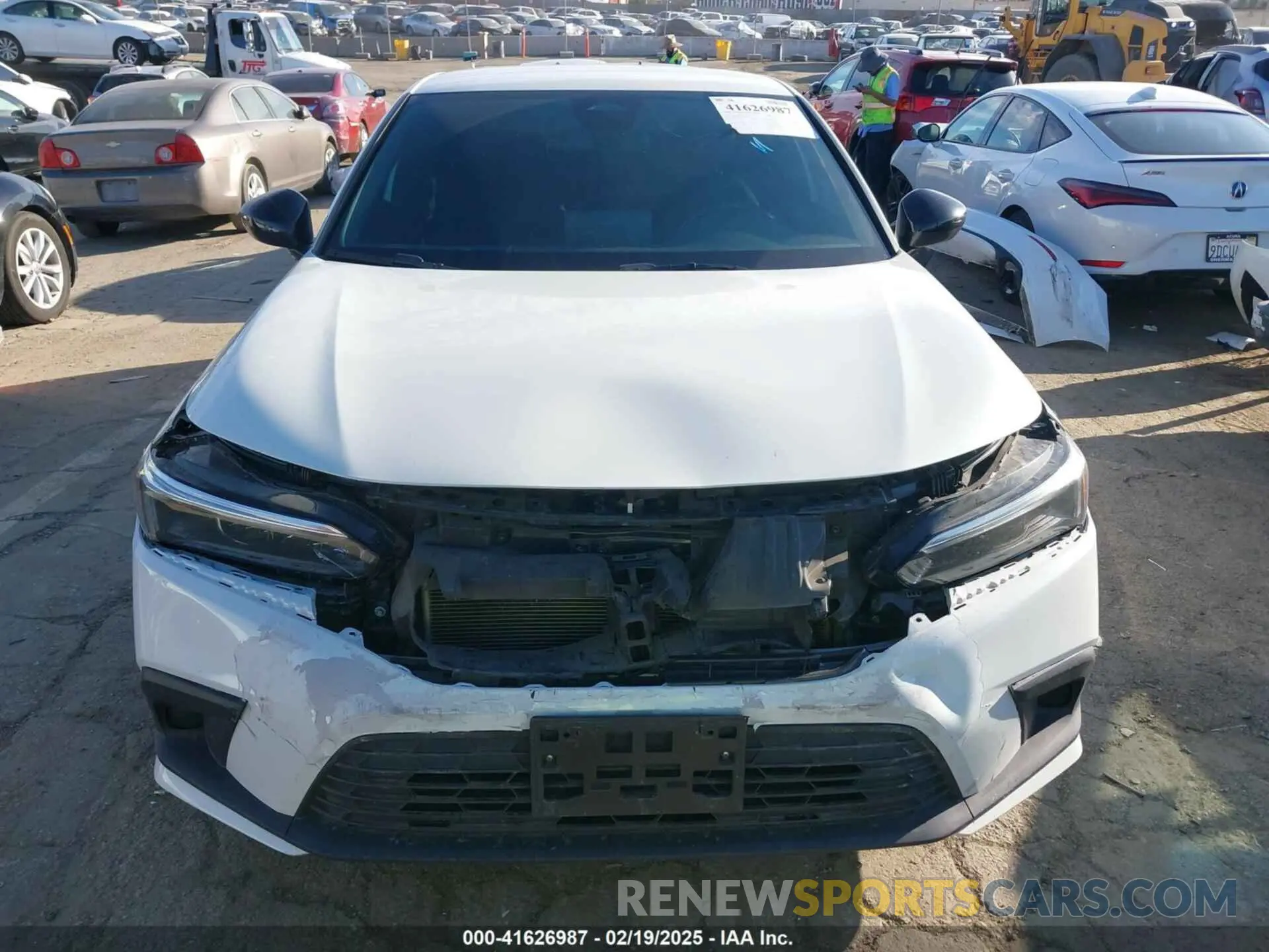 13 fotografías del automóvil dañado 2HGFE2F51NH596685 HONDA CIVIC 2022