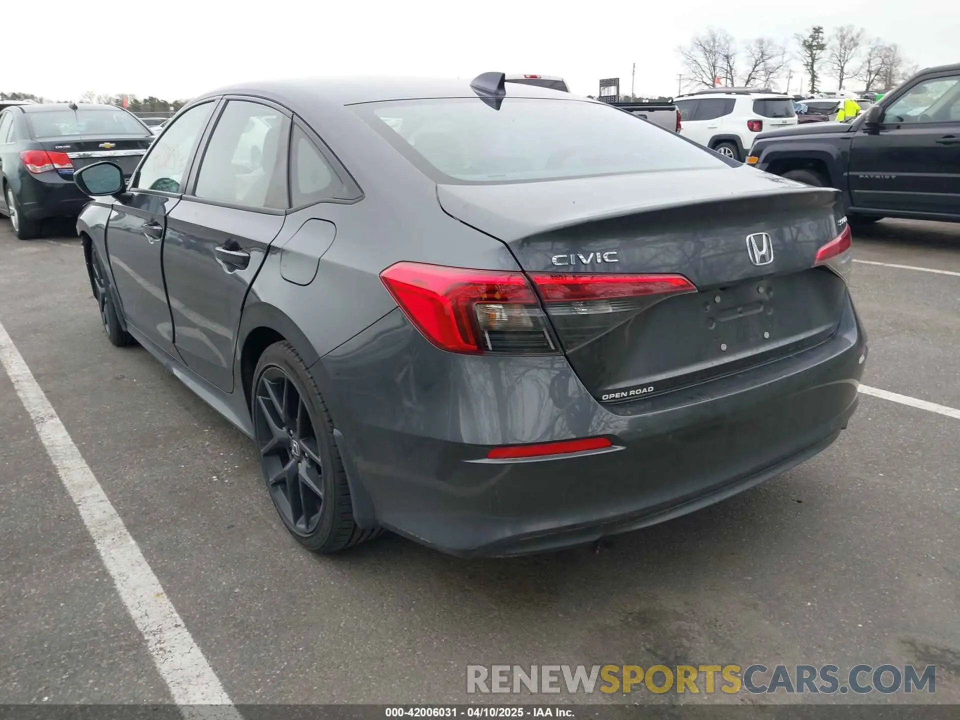 3 fotografías del automóvil dañado 2HGFE2F51NH597755 HONDA CIVIC 2022