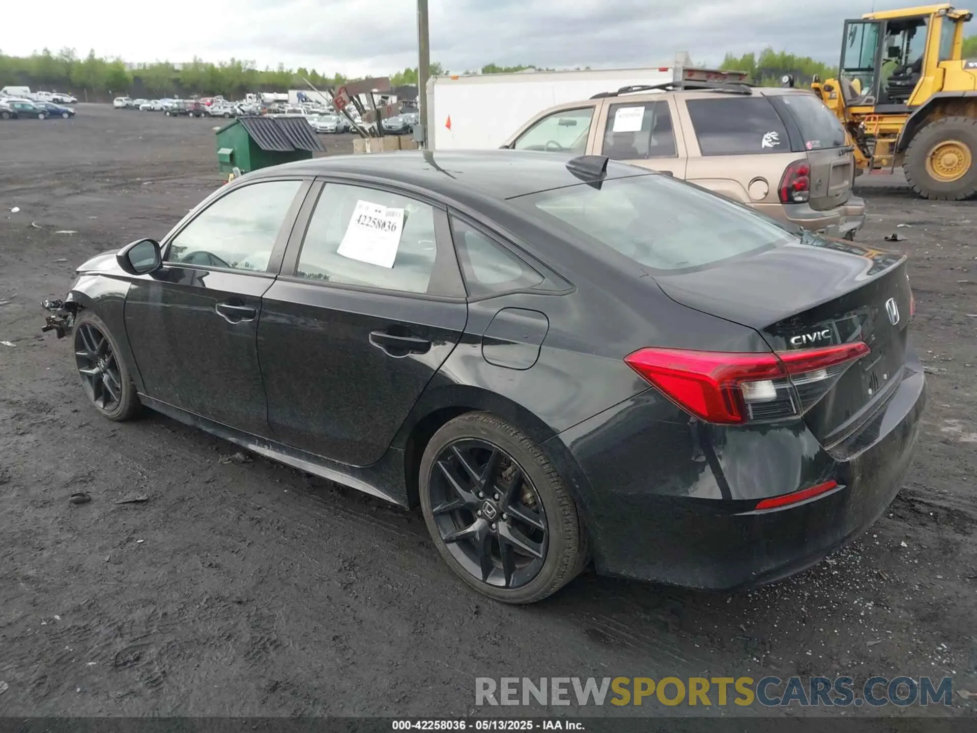3 fotografías del automóvil dañado 2HGFE2F51NH605403 HONDA CIVIC 2022