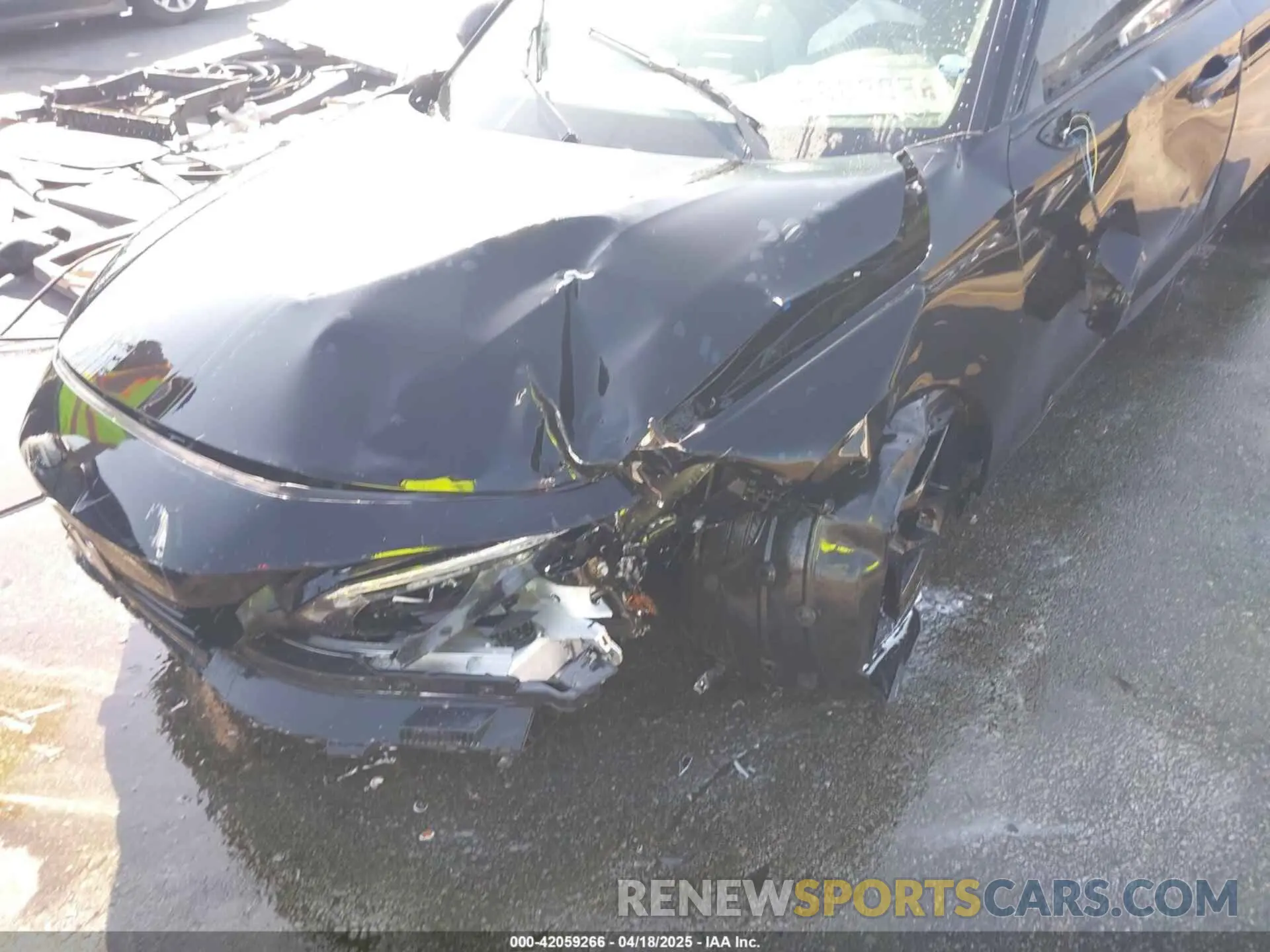 6 fotografías del automóvil dañado 2HGFE2F51NH606826 HONDA CIVIC 2022