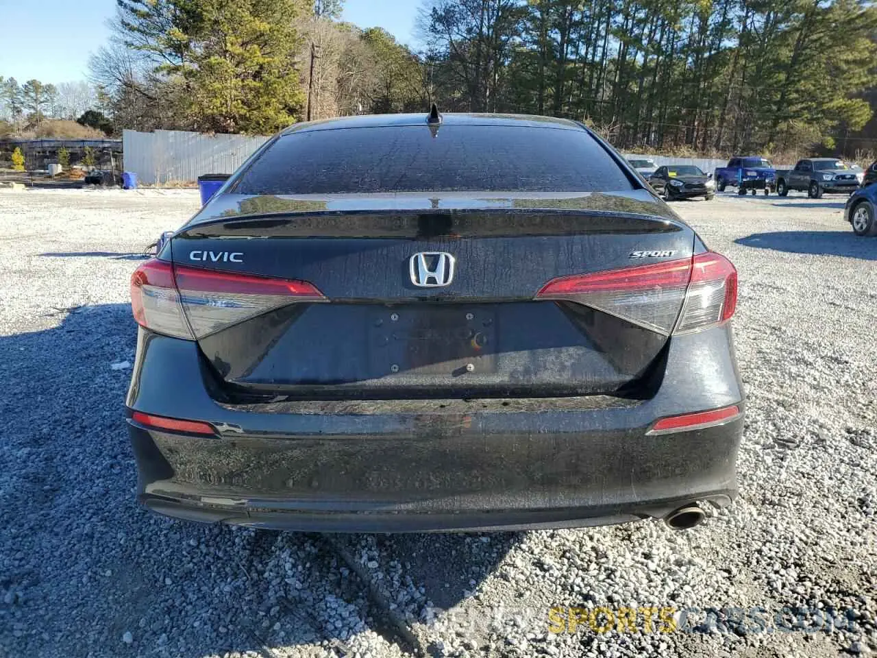 6 fotografías del automóvil dañado 2HGFE2F52NH508212 HONDA CIVIC 2022