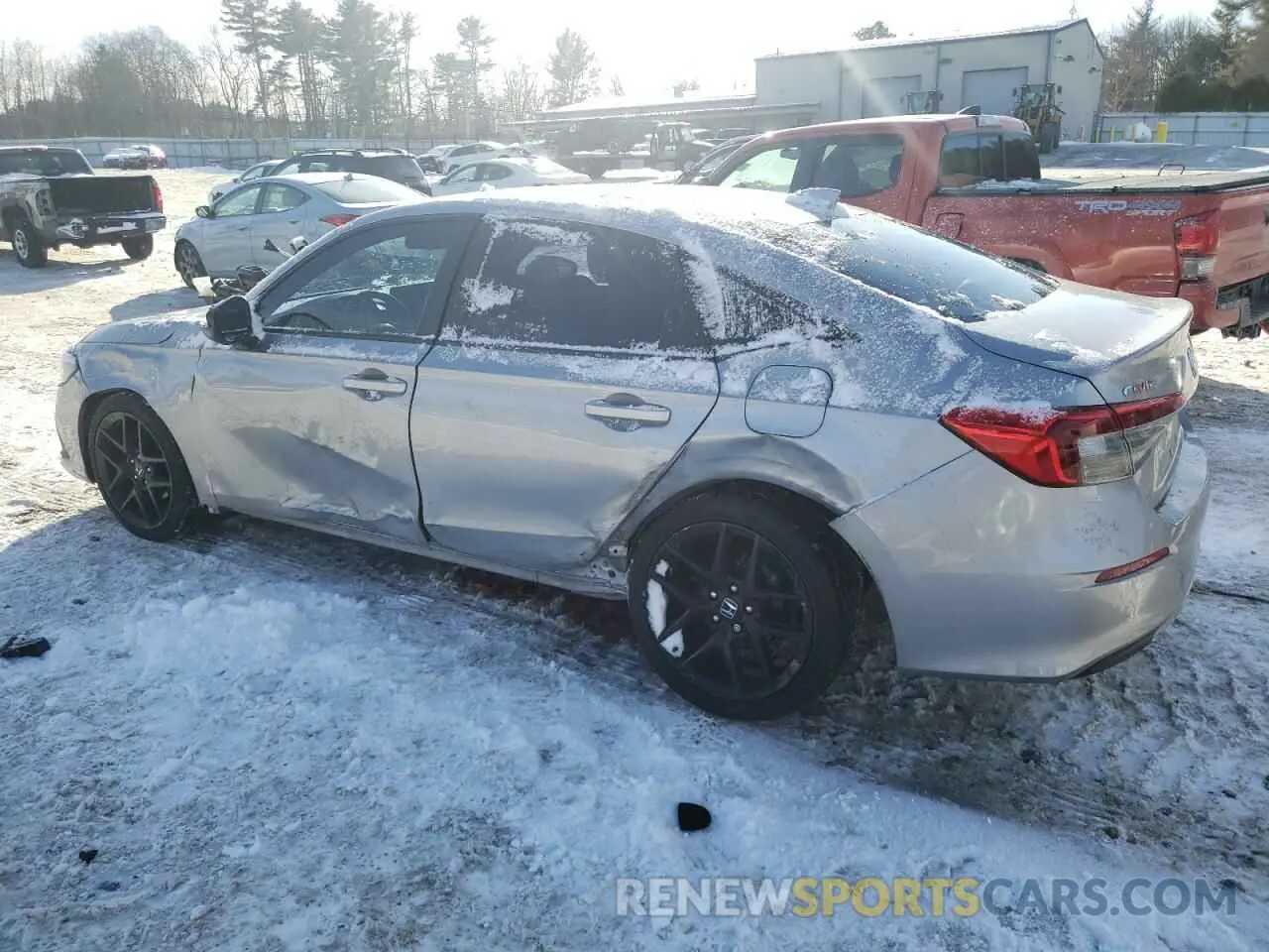 2 fotografías del automóvil dañado 2HGFE2F52NH537726 HONDA CIVIC 2022