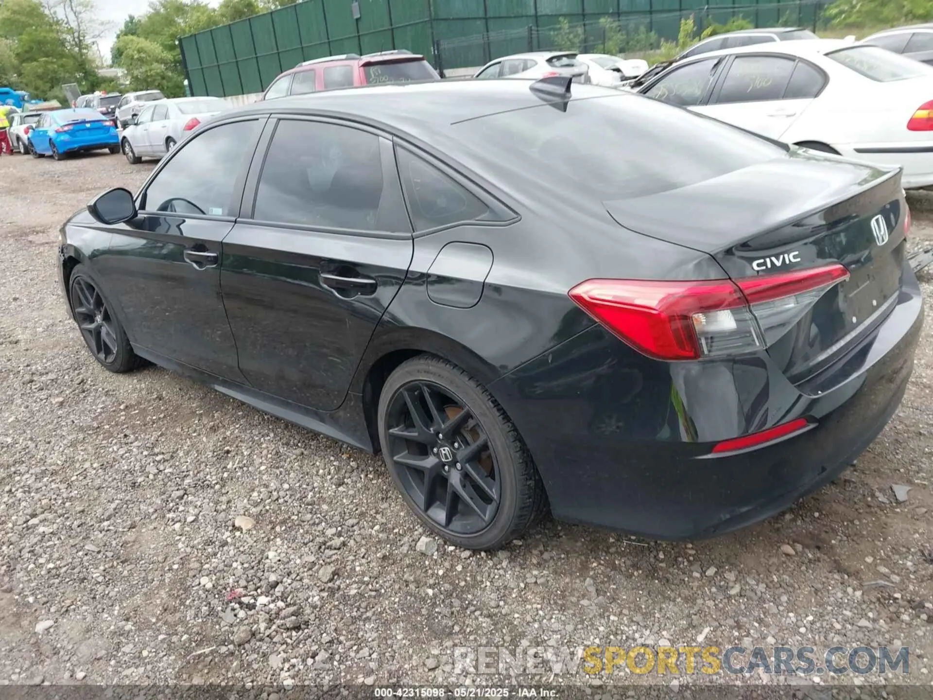 3 fotografías del automóvil dañado 2HGFE2F52NH552470 HONDA CIVIC 2022