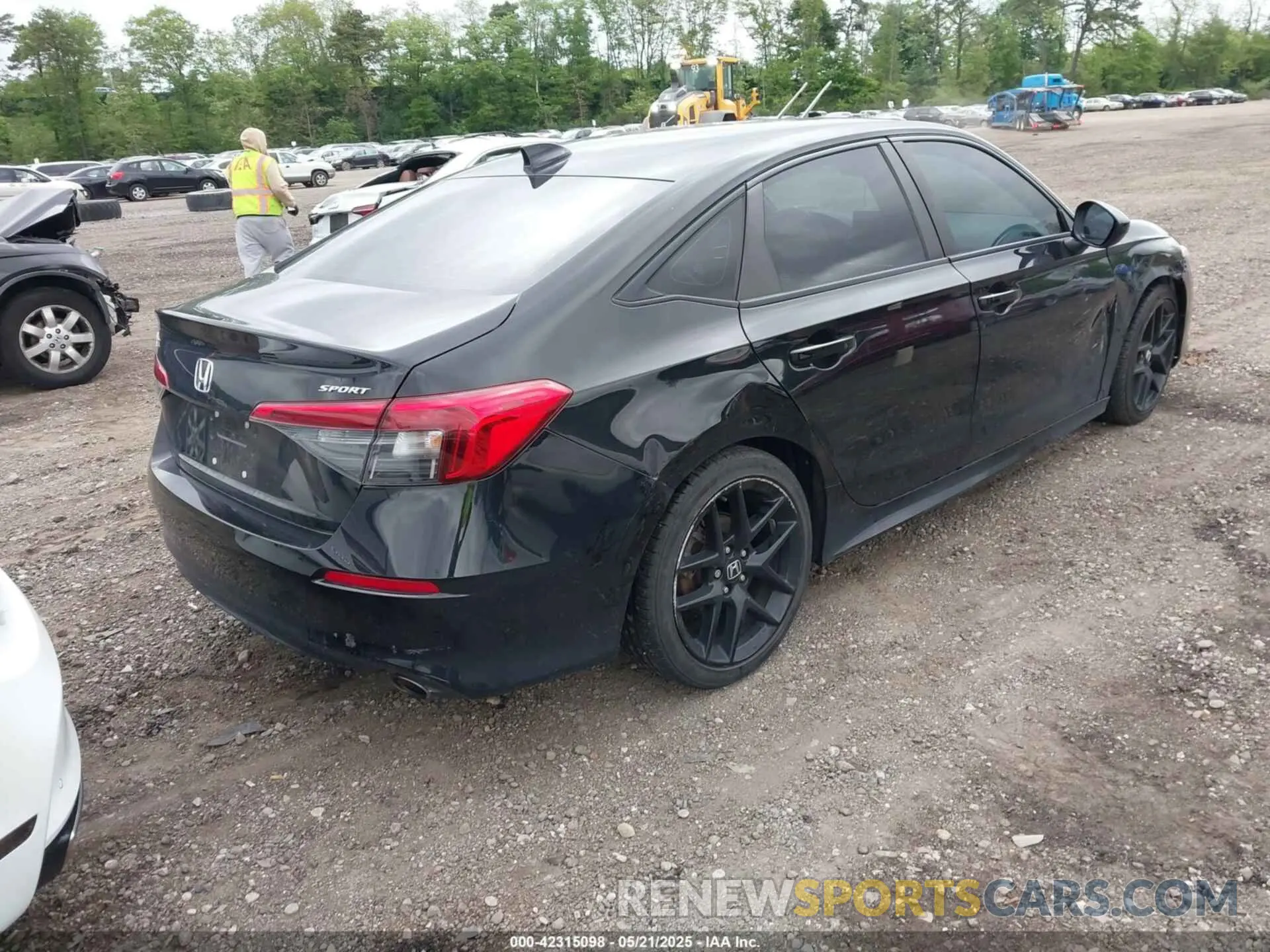 4 fotografías del automóvil dañado 2HGFE2F52NH552470 HONDA CIVIC 2022