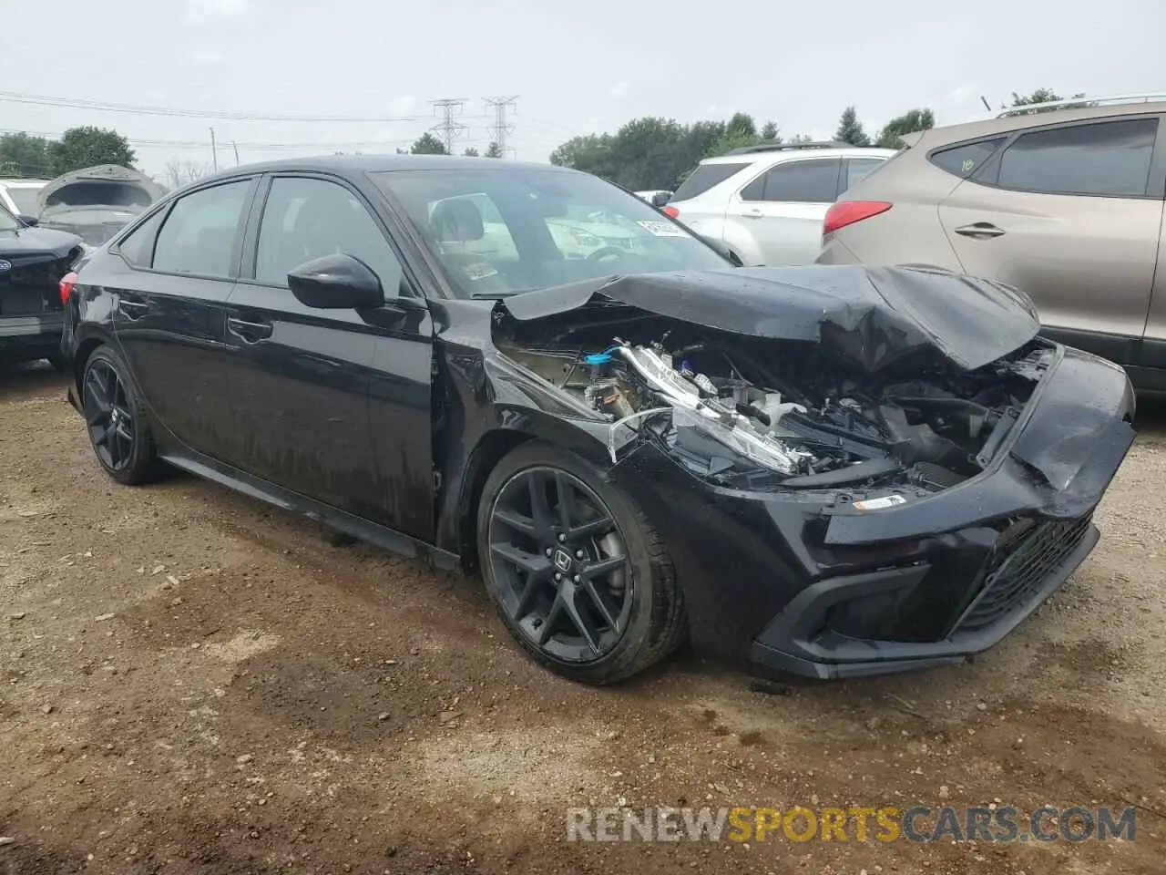 4 fotografías del automóvil dañado 2HGFE2F52NH571553 HONDA CIVIC 2022