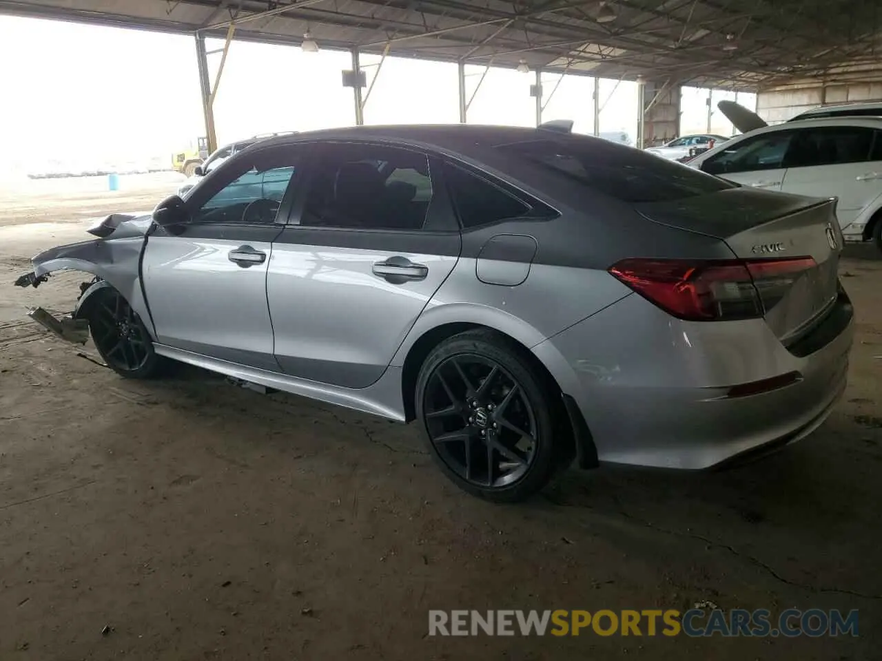 2 fotografías del automóvil dañado 2HGFE2F52NH573206 HONDA CIVIC 2022