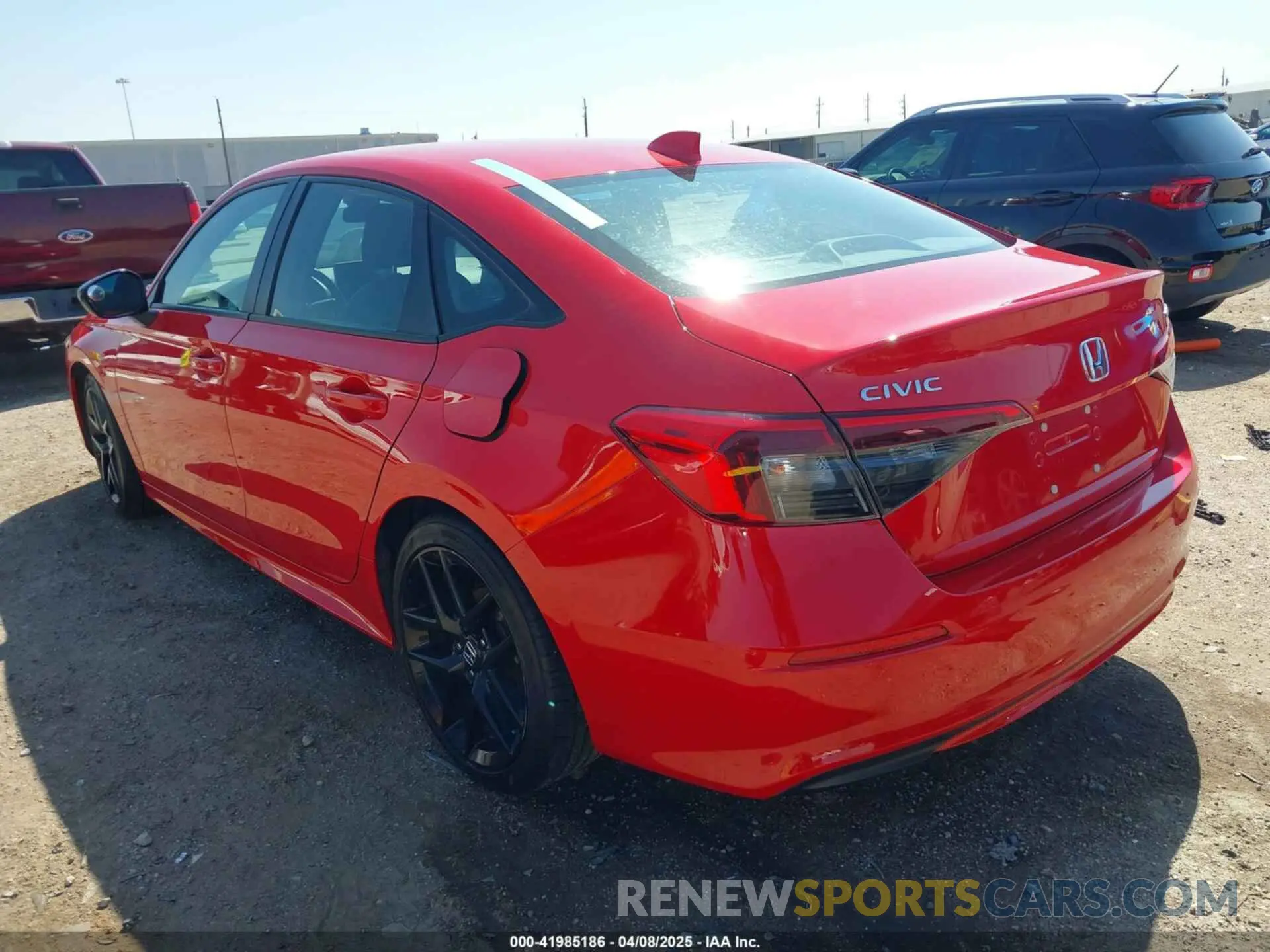 3 fotografías del automóvil dañado 2HGFE2F52NH575909 HONDA CIVIC 2022