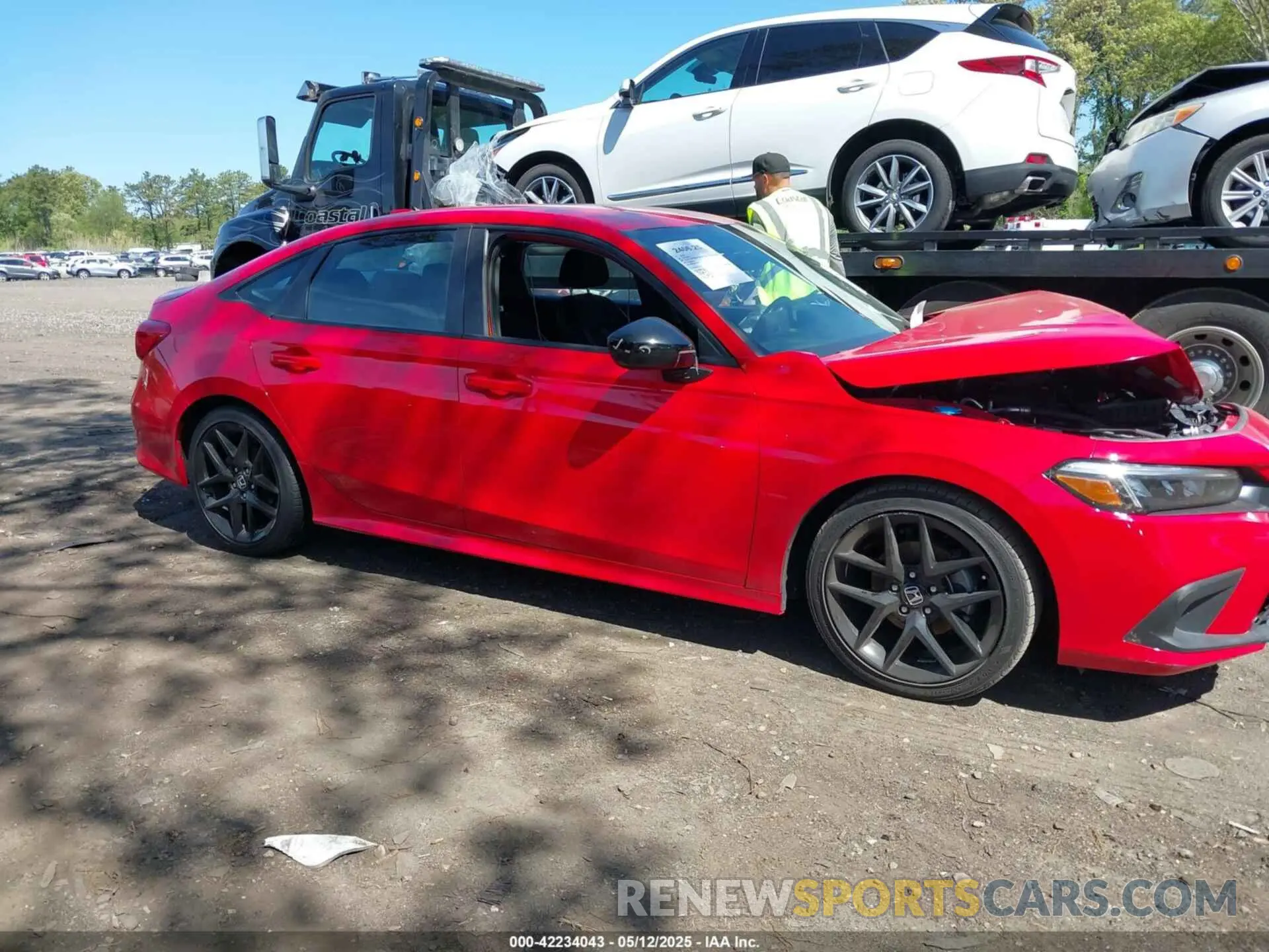 13 fotografías del automóvil dañado 2HGFE2F52NH583170 HONDA CIVIC 2022