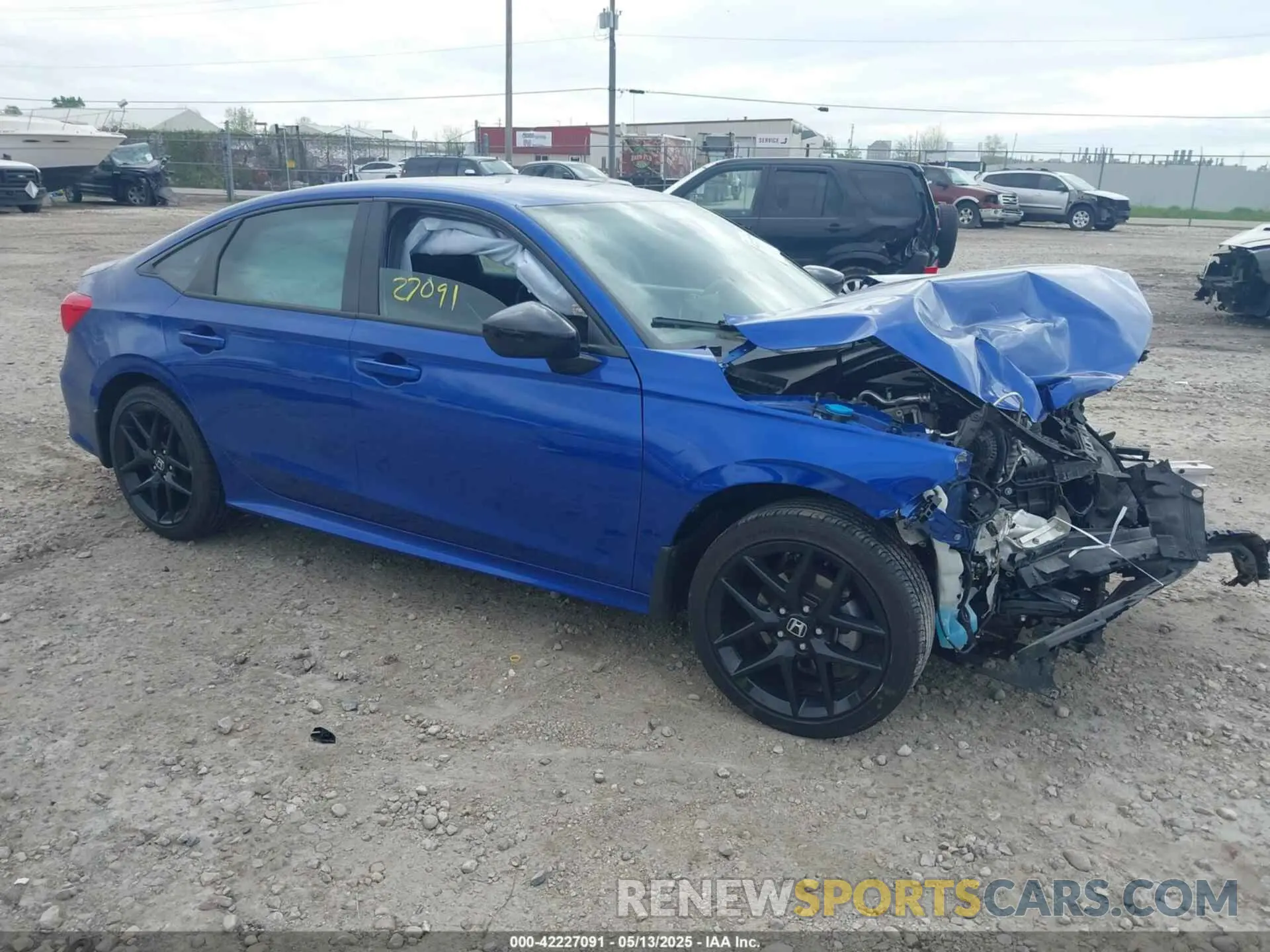 1 fotografías del automóvil dañado 2HGFE2F52NH584884 HONDA CIVIC 2022