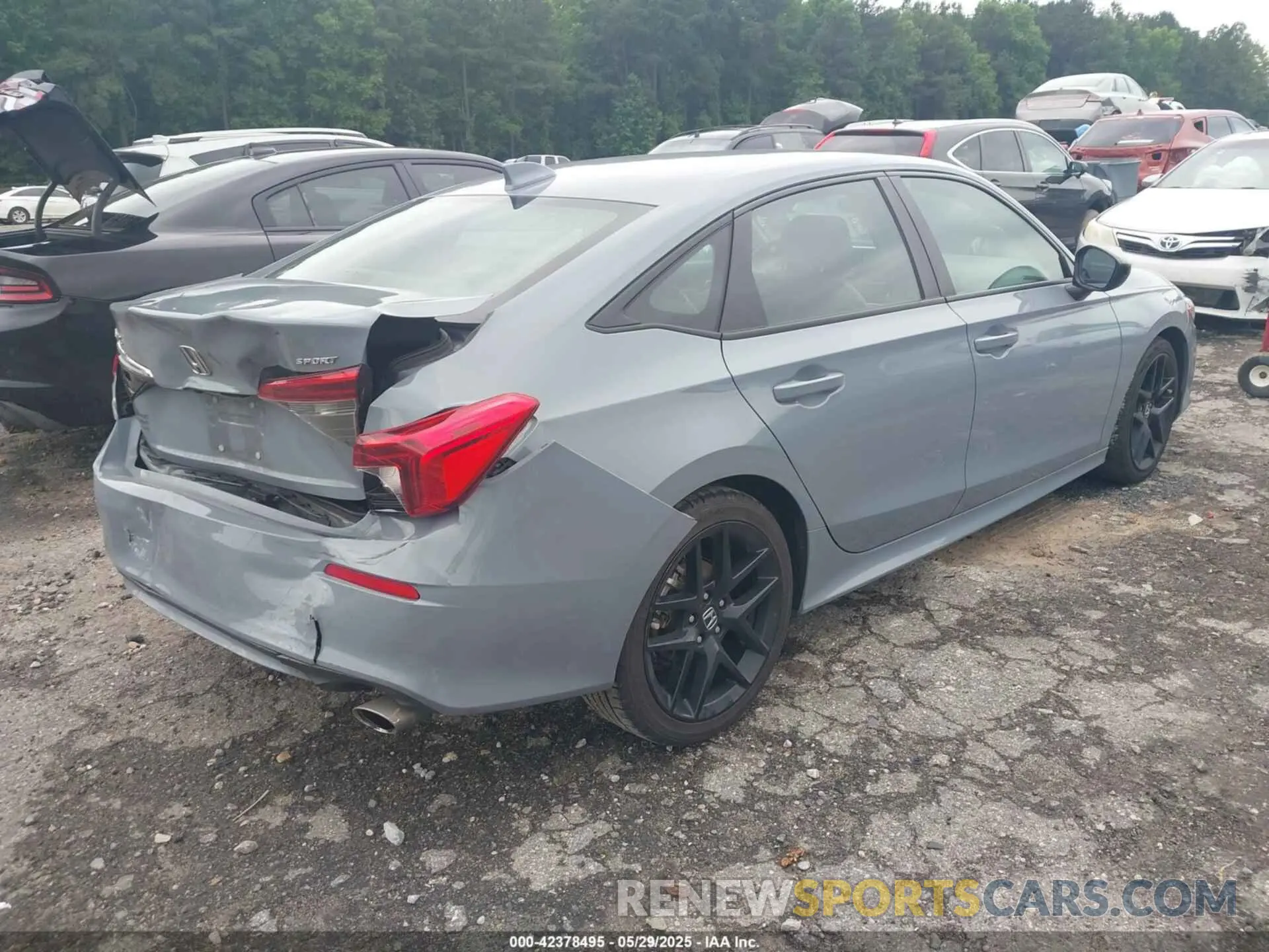 4 fotografías del automóvil dañado 2HGFE2F52NH606382 HONDA CIVIC 2022