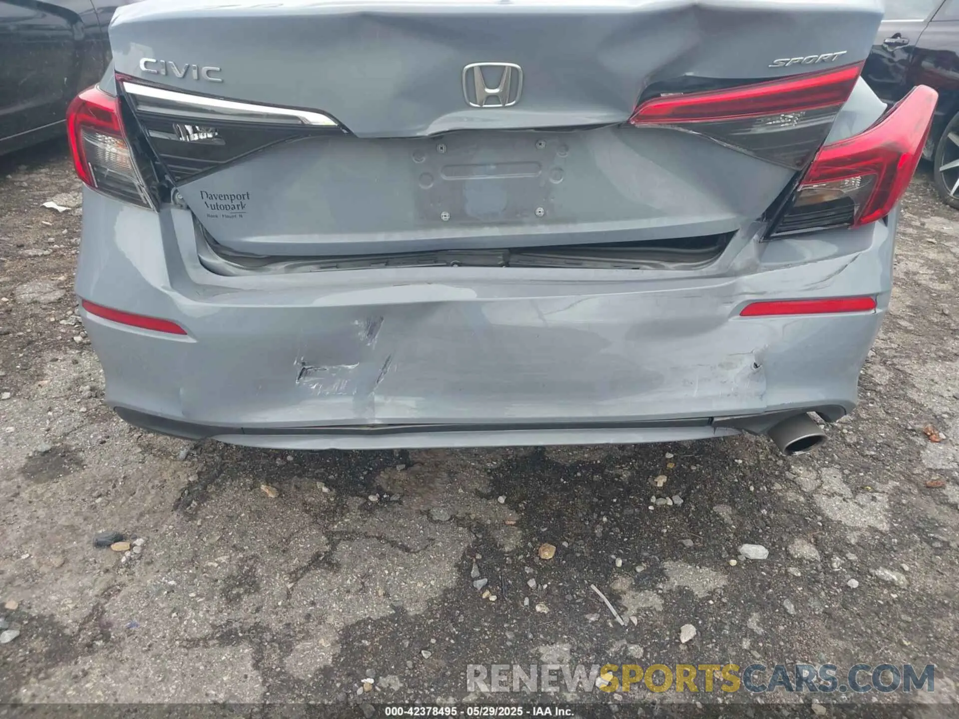 6 fotografías del automóvil dañado 2HGFE2F52NH606382 HONDA CIVIC 2022