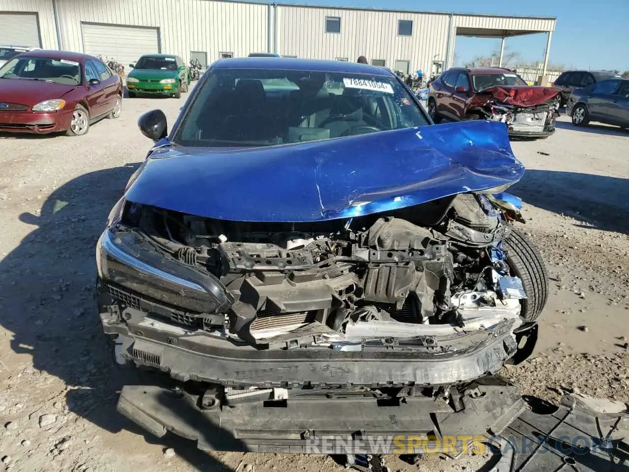 5 fotografías del automóvil dañado 2HGFE2F53NH513676 HONDA CIVIC 2022